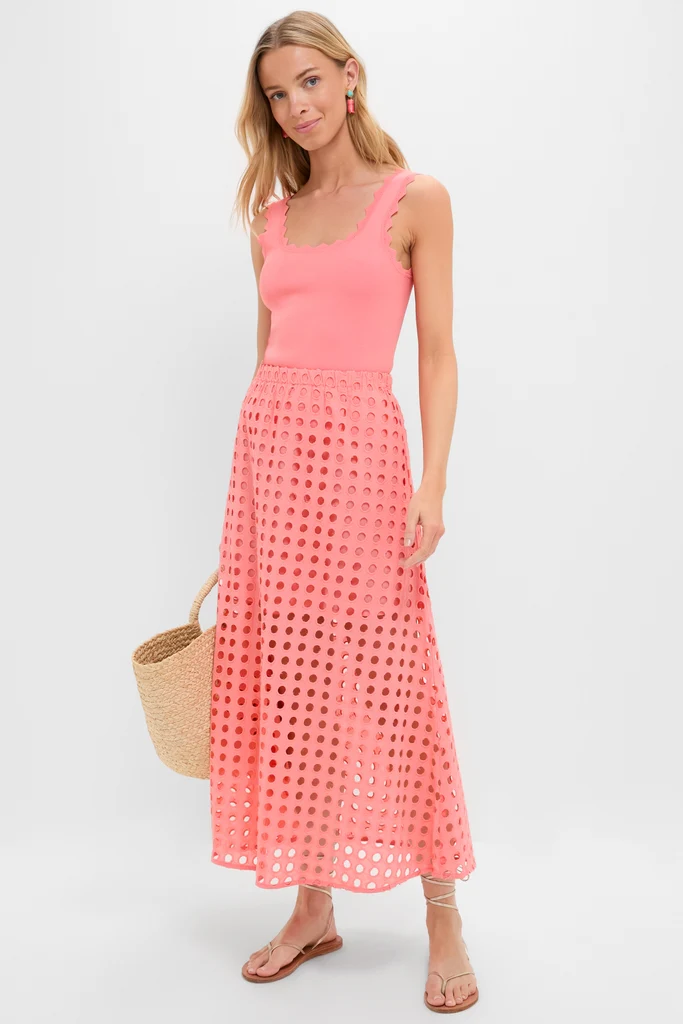 Coral Ric Rac Compression Tank - Image 2