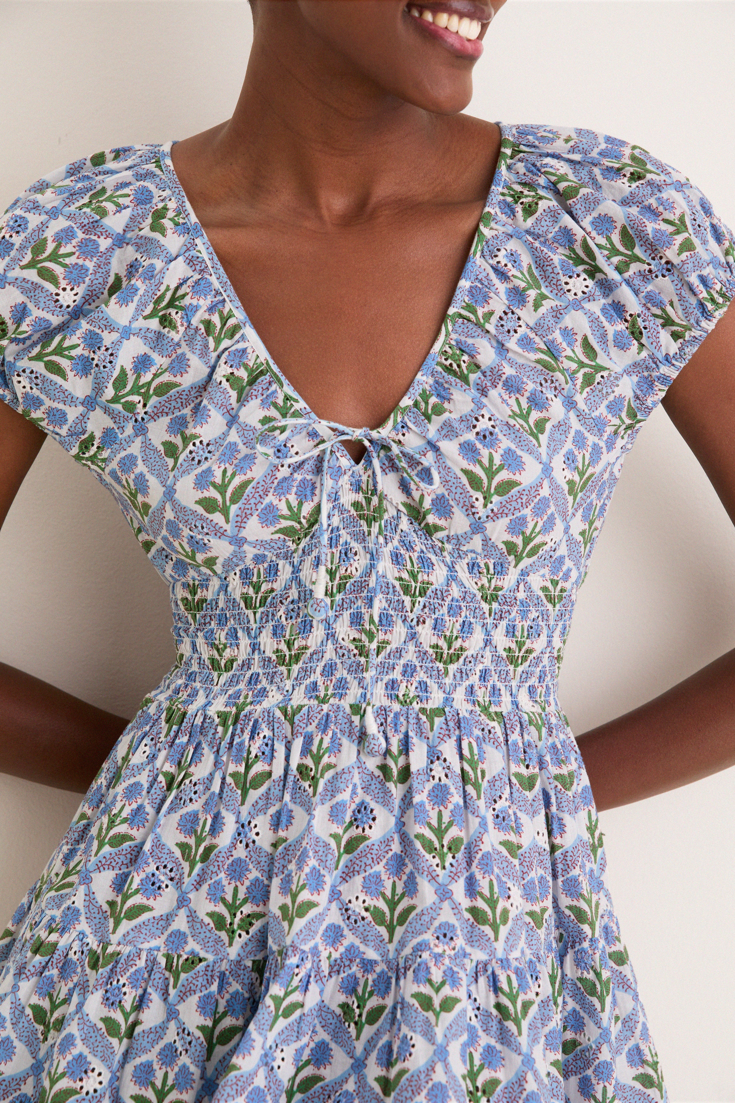 Cornflower Asterid Mini Dress - Image 5
