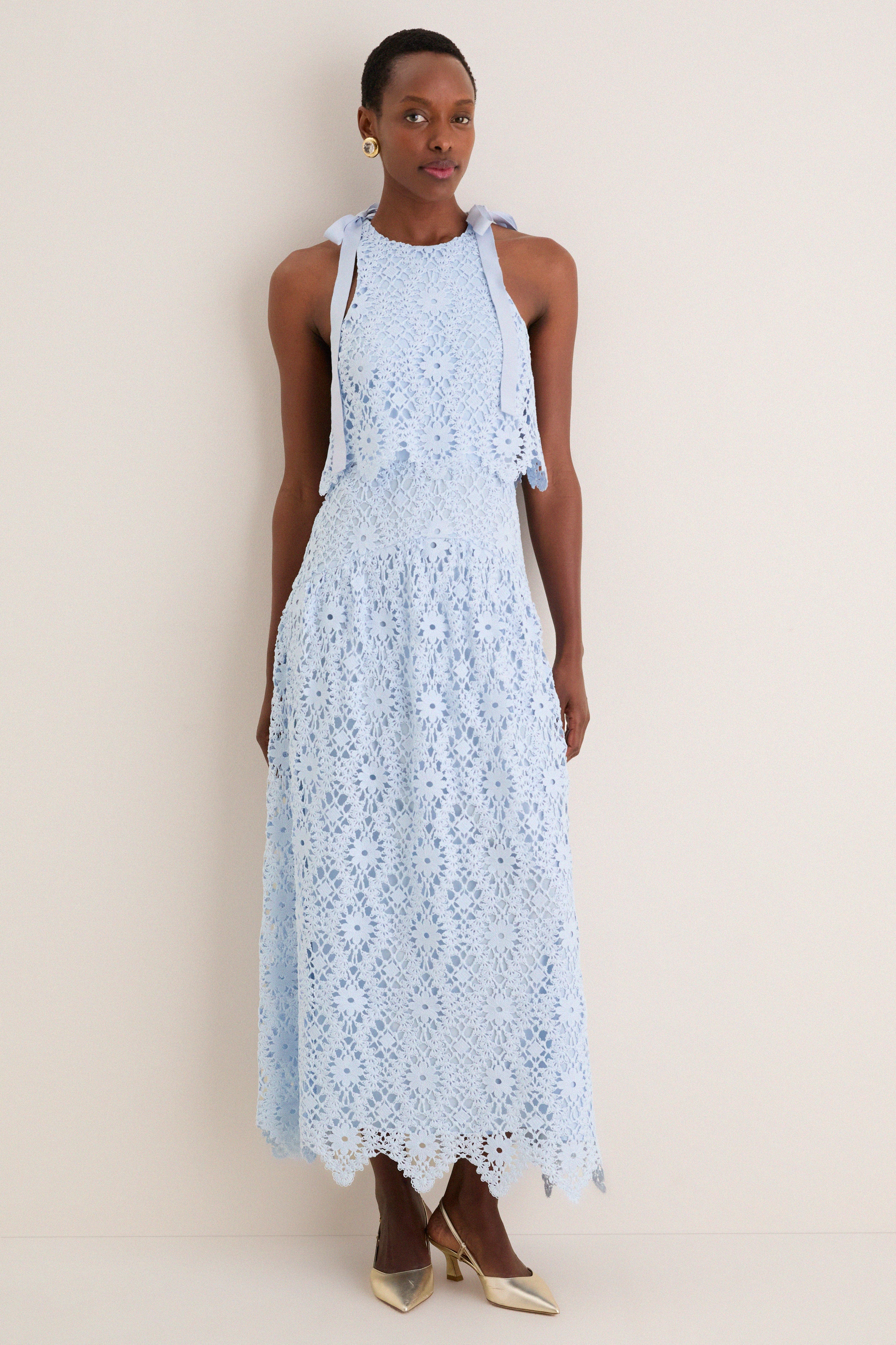 Cornflower Dove Maxi Dress - Image 6