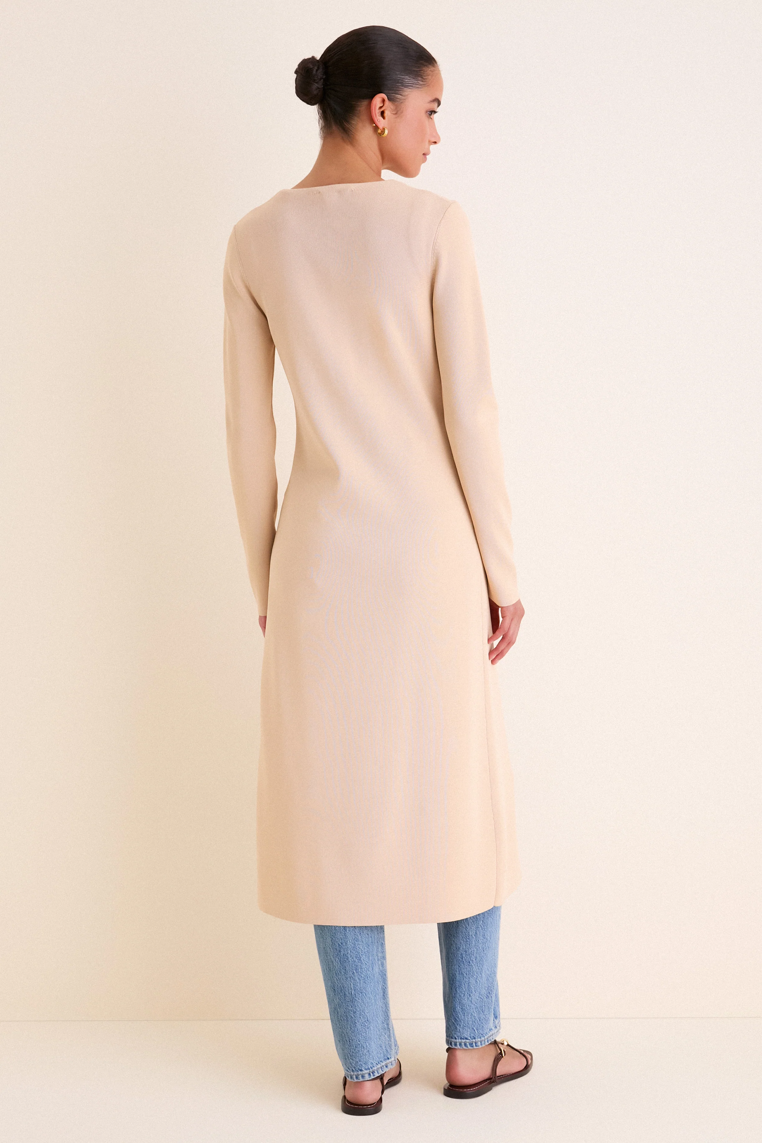 Cream Knit Aiden Duster - Image 5