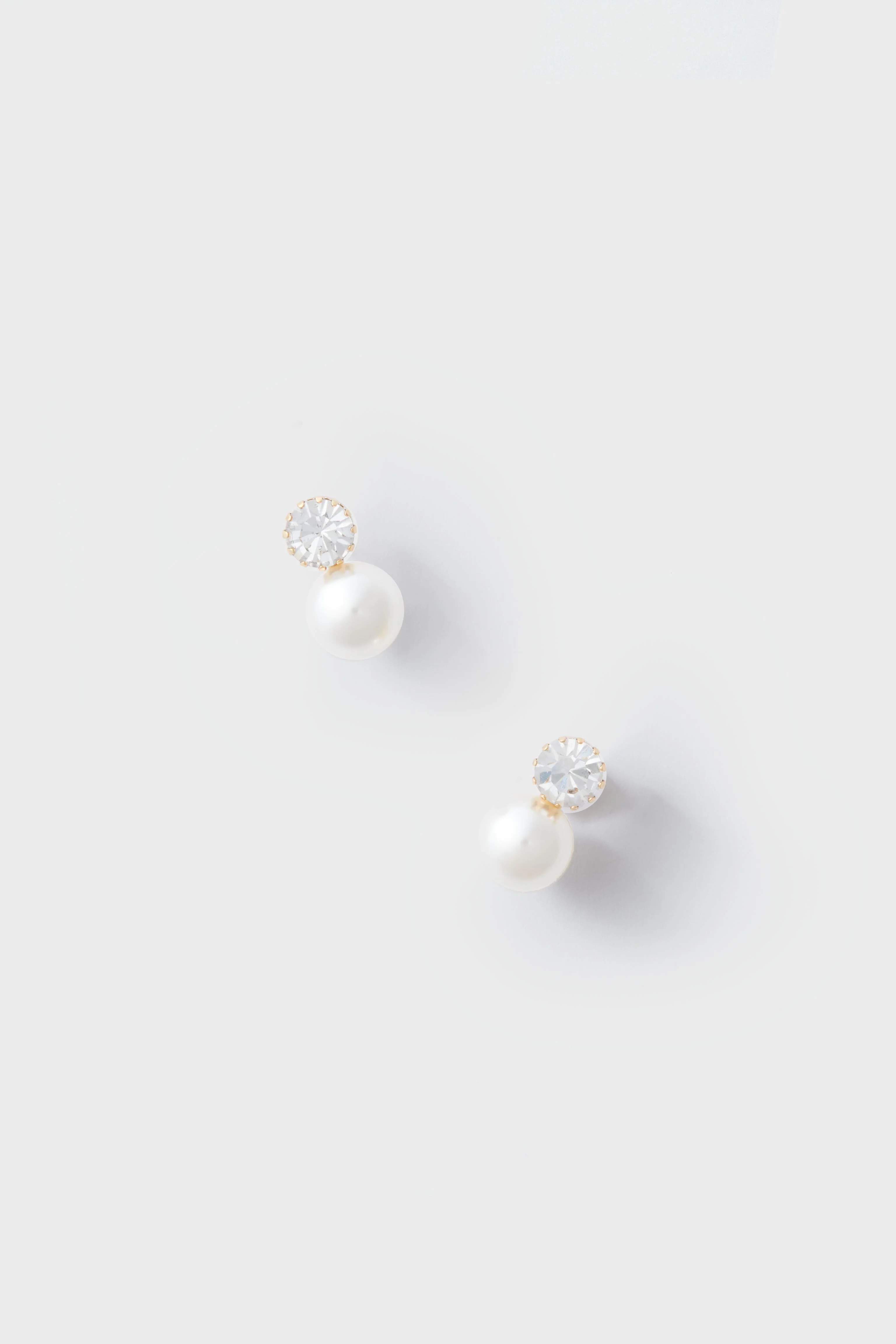 Crystal Antique Gold Ines Earrings - Image 4