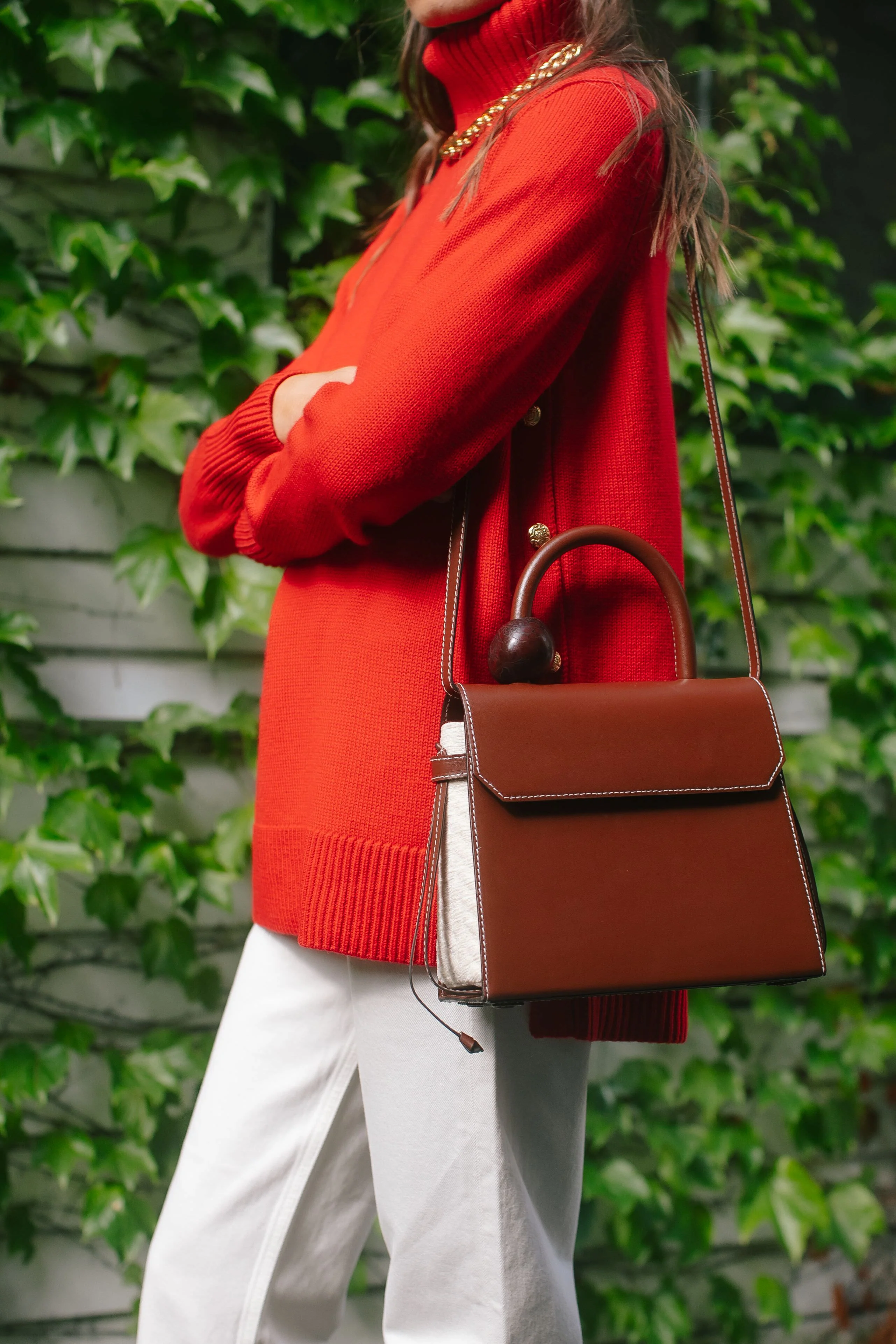 Cuoio Cari Napa Quilted Satchel - Image 2