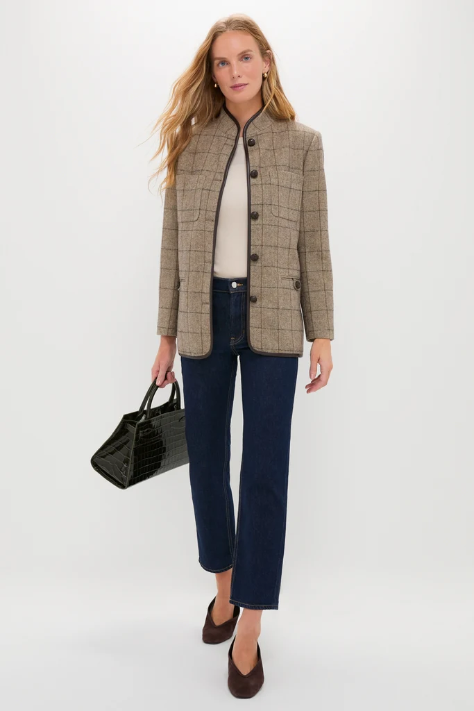 Cypress Croc Embossed Veronica Beard Dash Bag - Image 3