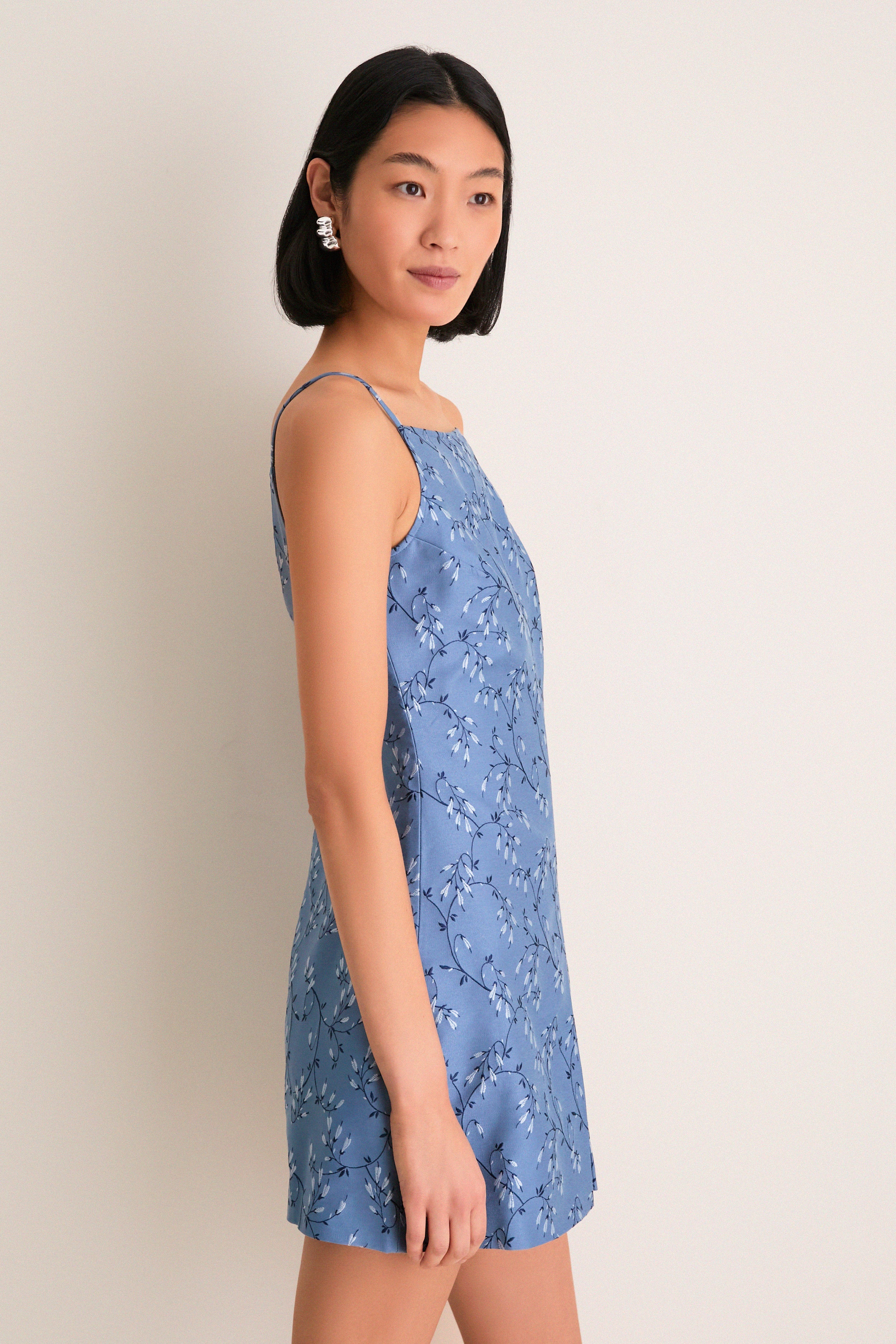 Dancing Willow Blue Fae Mini Dress - Image 4