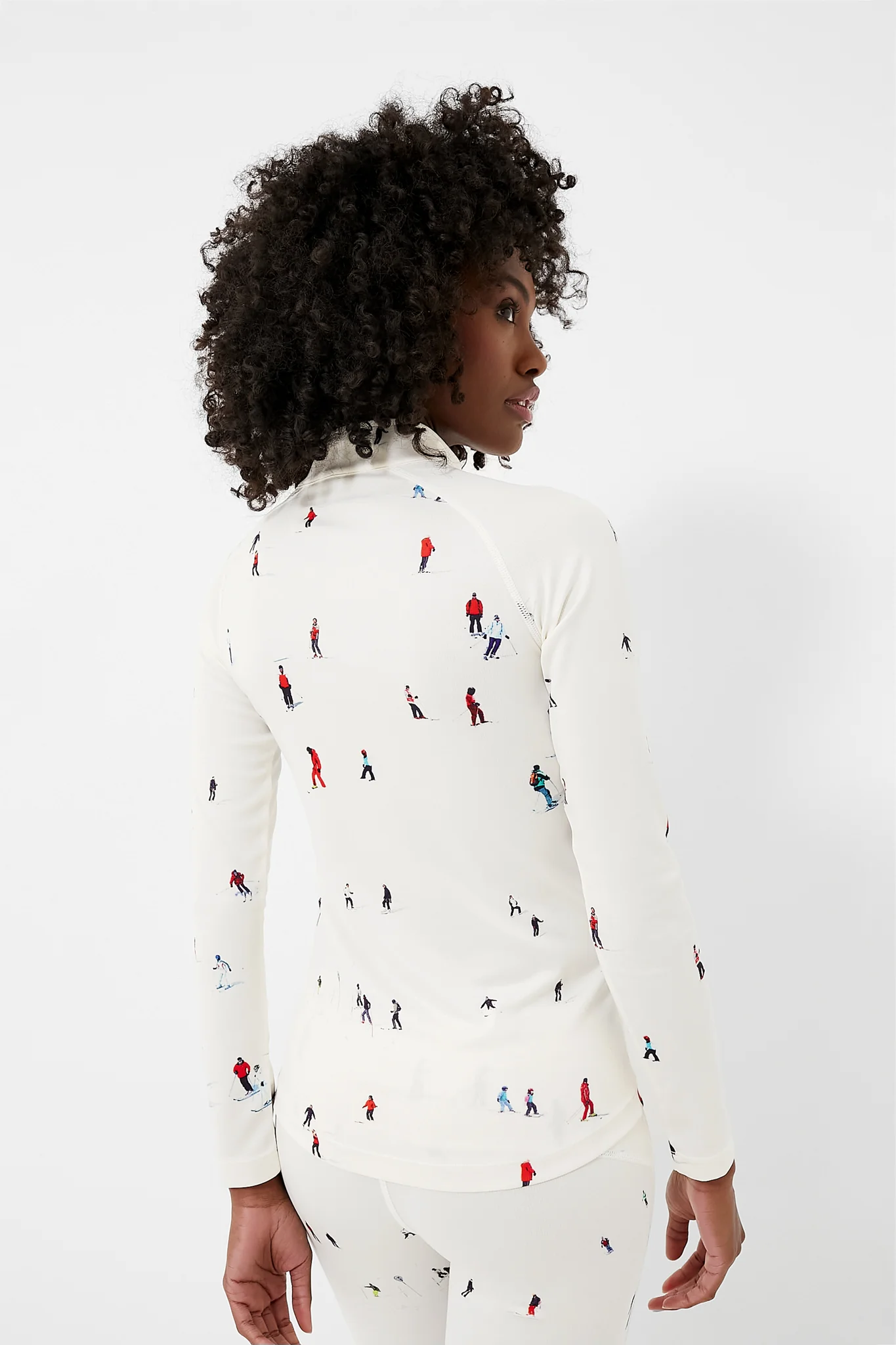 Dede Ski Print Thermal Half Zip - Image 6