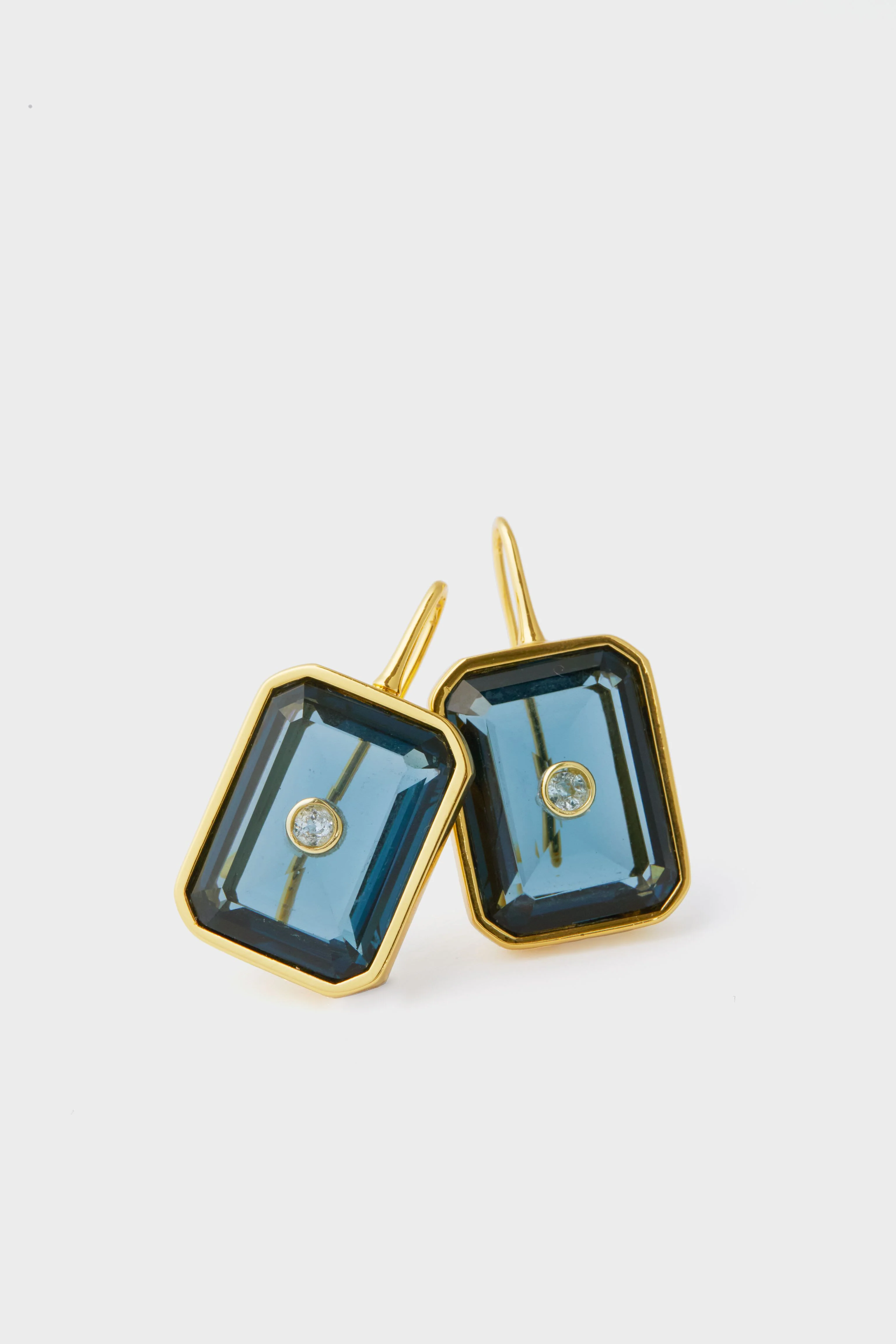 Denim Tile Earrings - Image 4