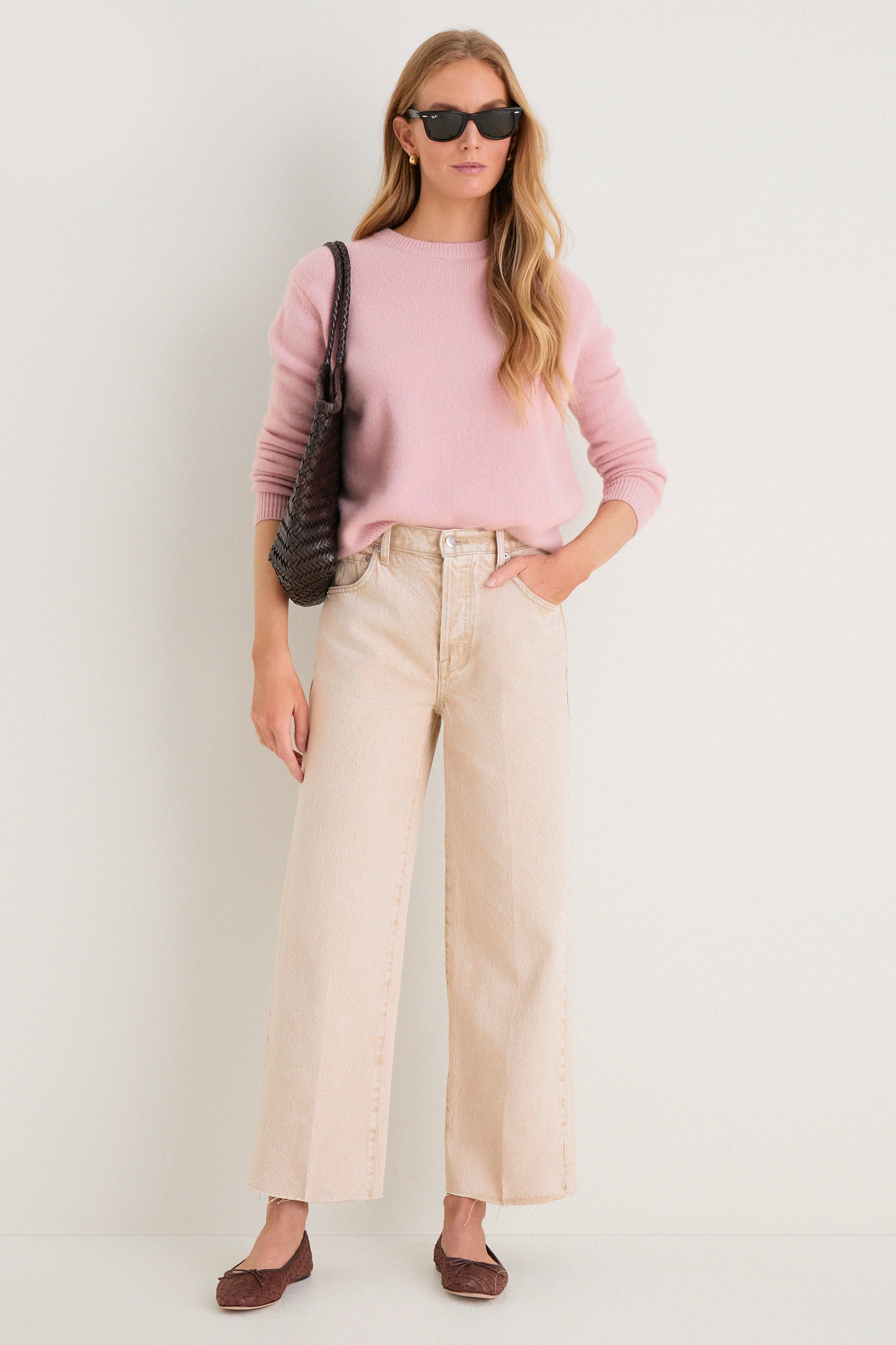 Dune High Rise Bowed Wide Leg Tate Crop - Image 2