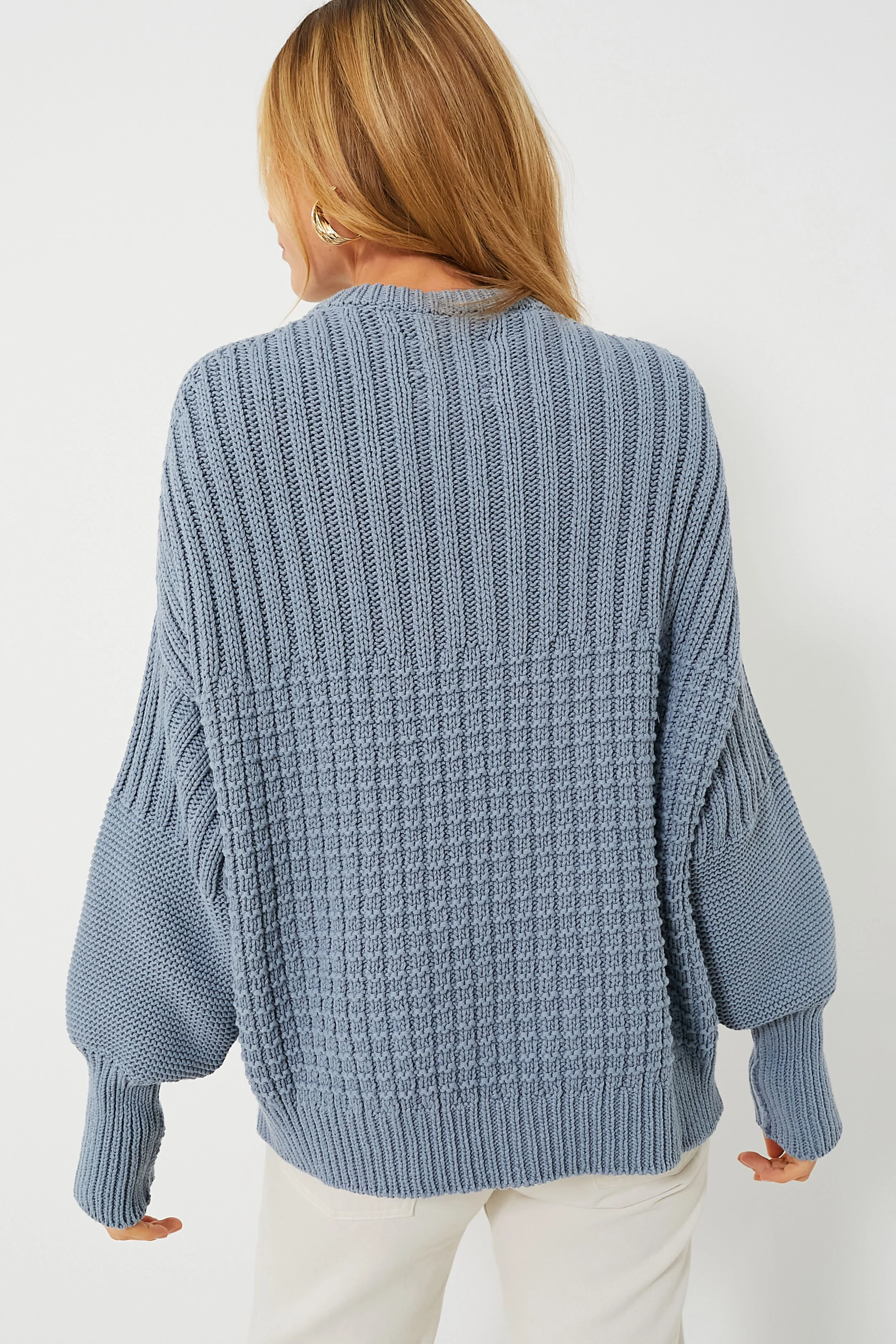 Dusty Blue Delcia Sweater - Image 4