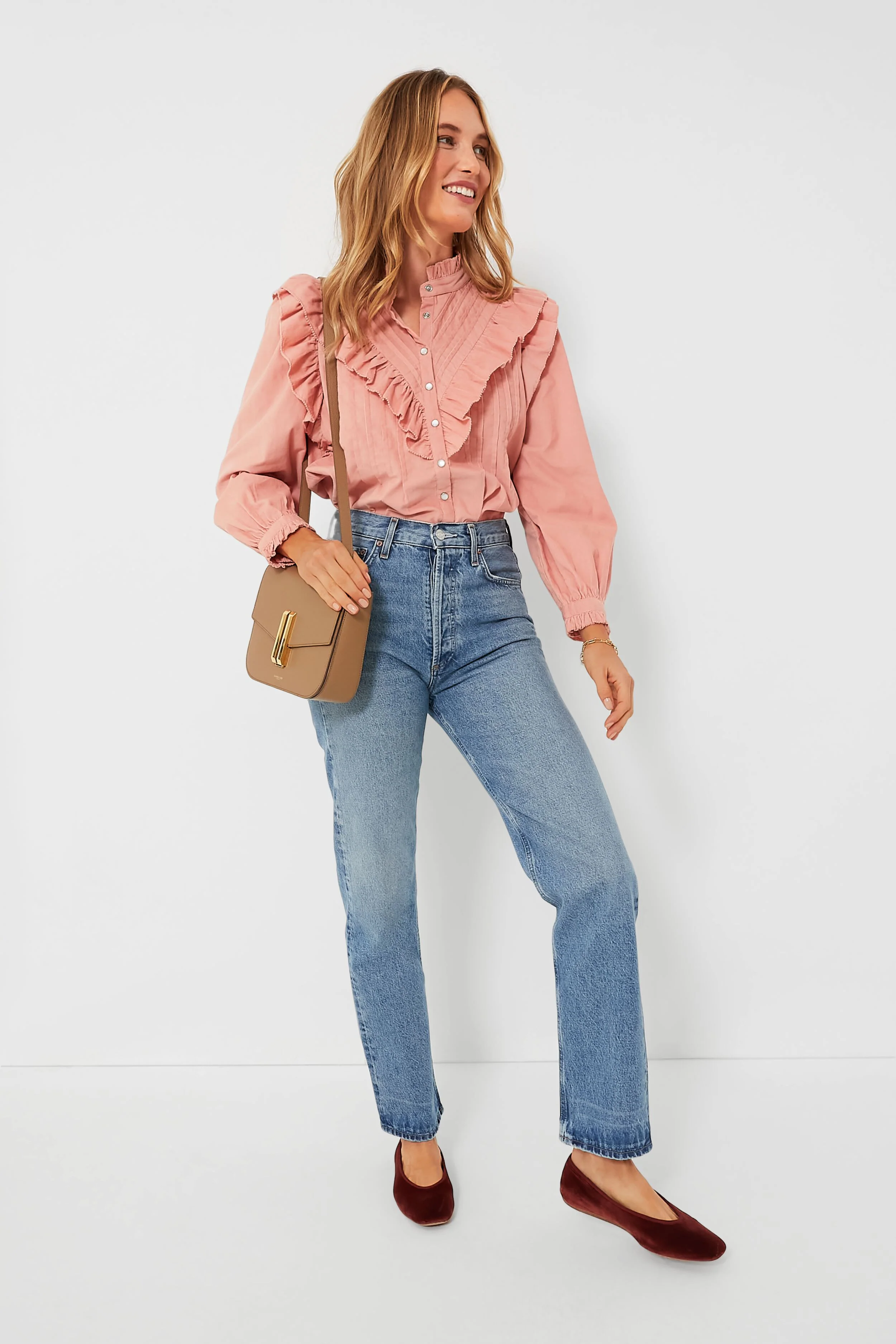 Dusty Pink Arlo Top - Image 7