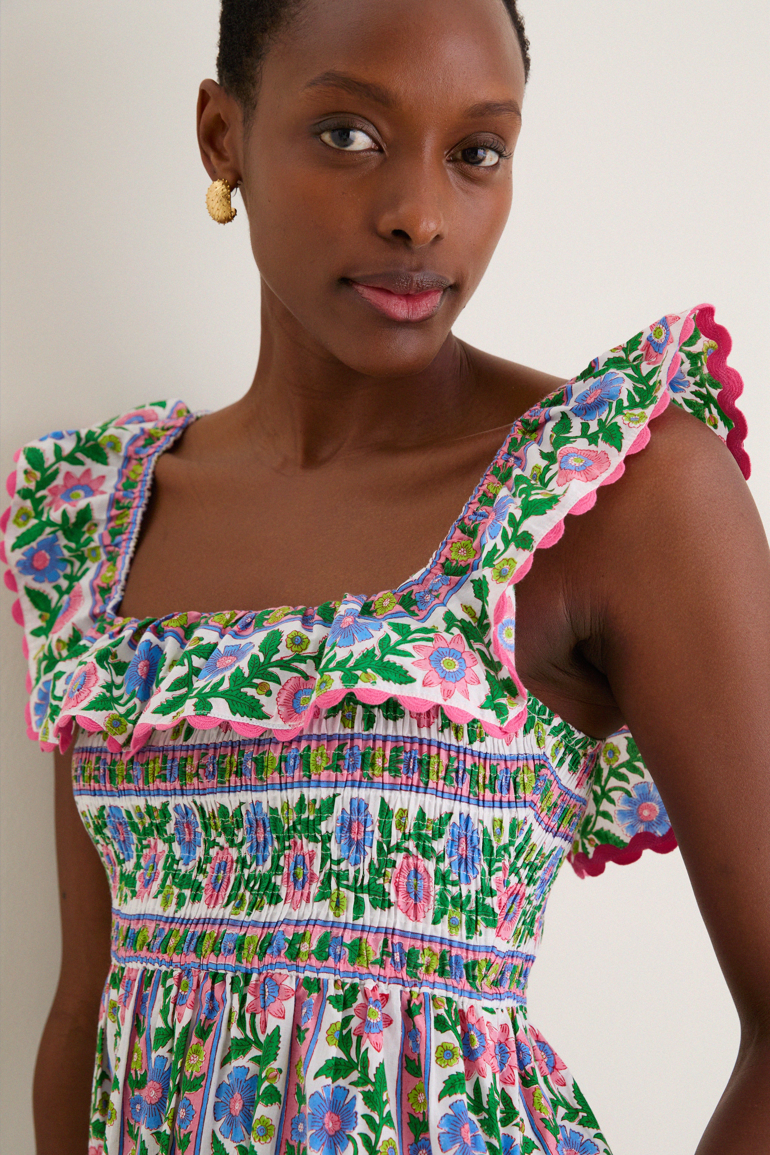 Folk Border Carrie Dress - Image 5