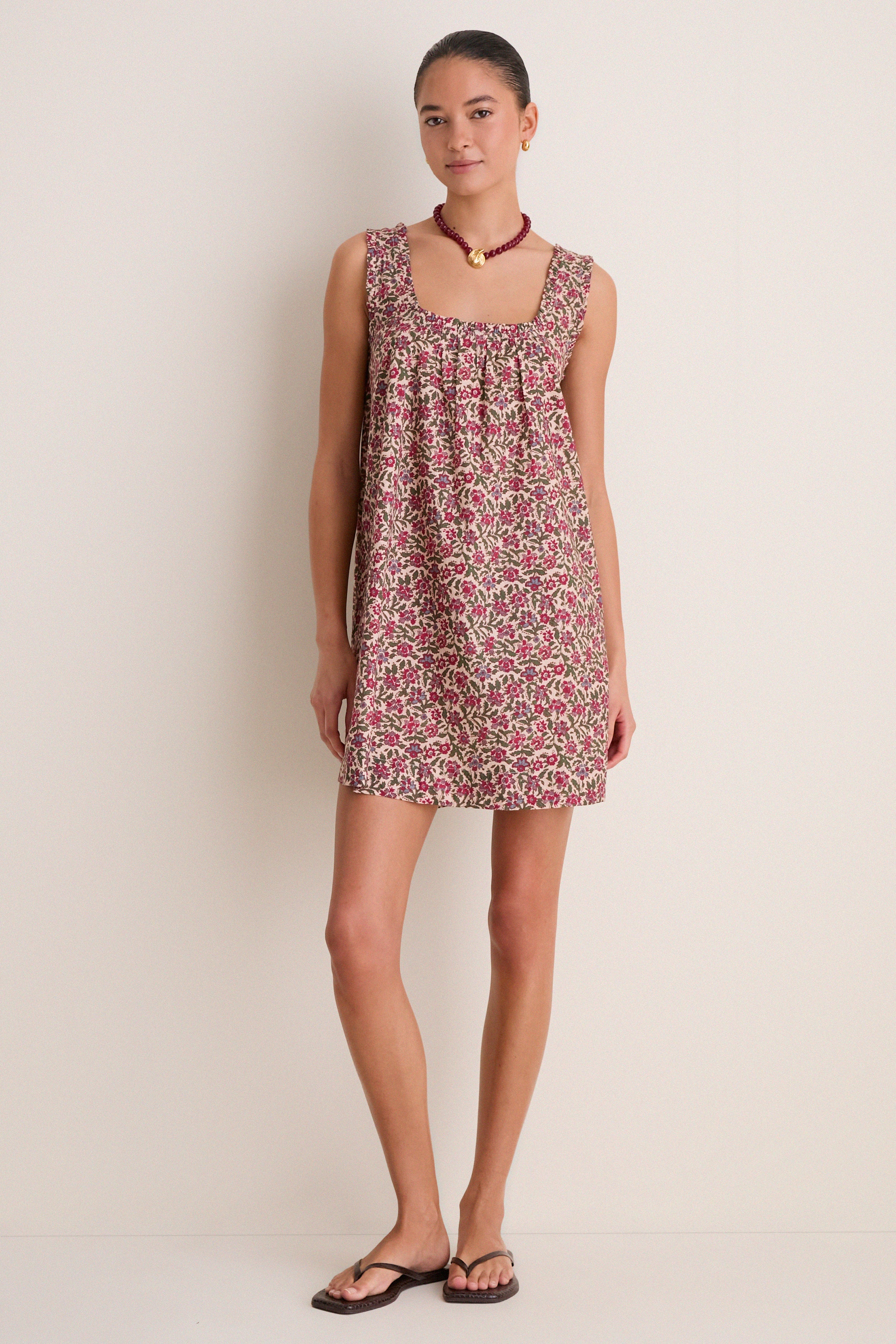 Framboise Floral Captiva Mini Dress - Image 6