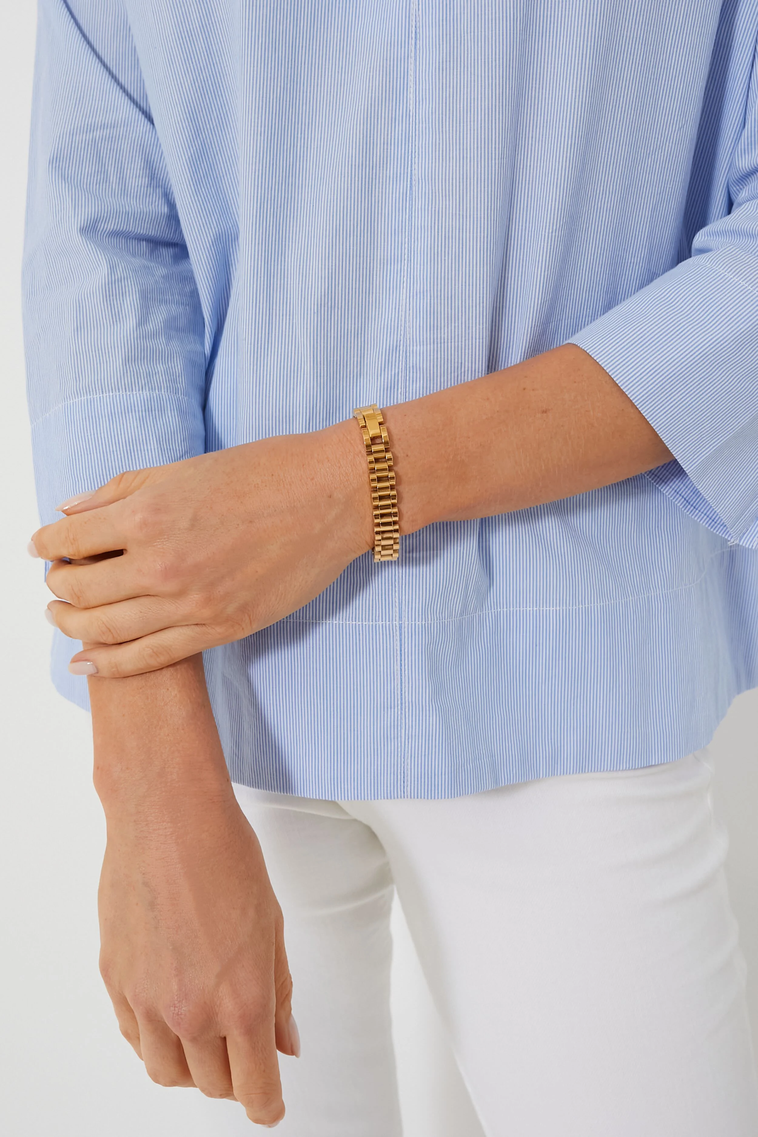 Gold Thin Time Bracelet - Image 2