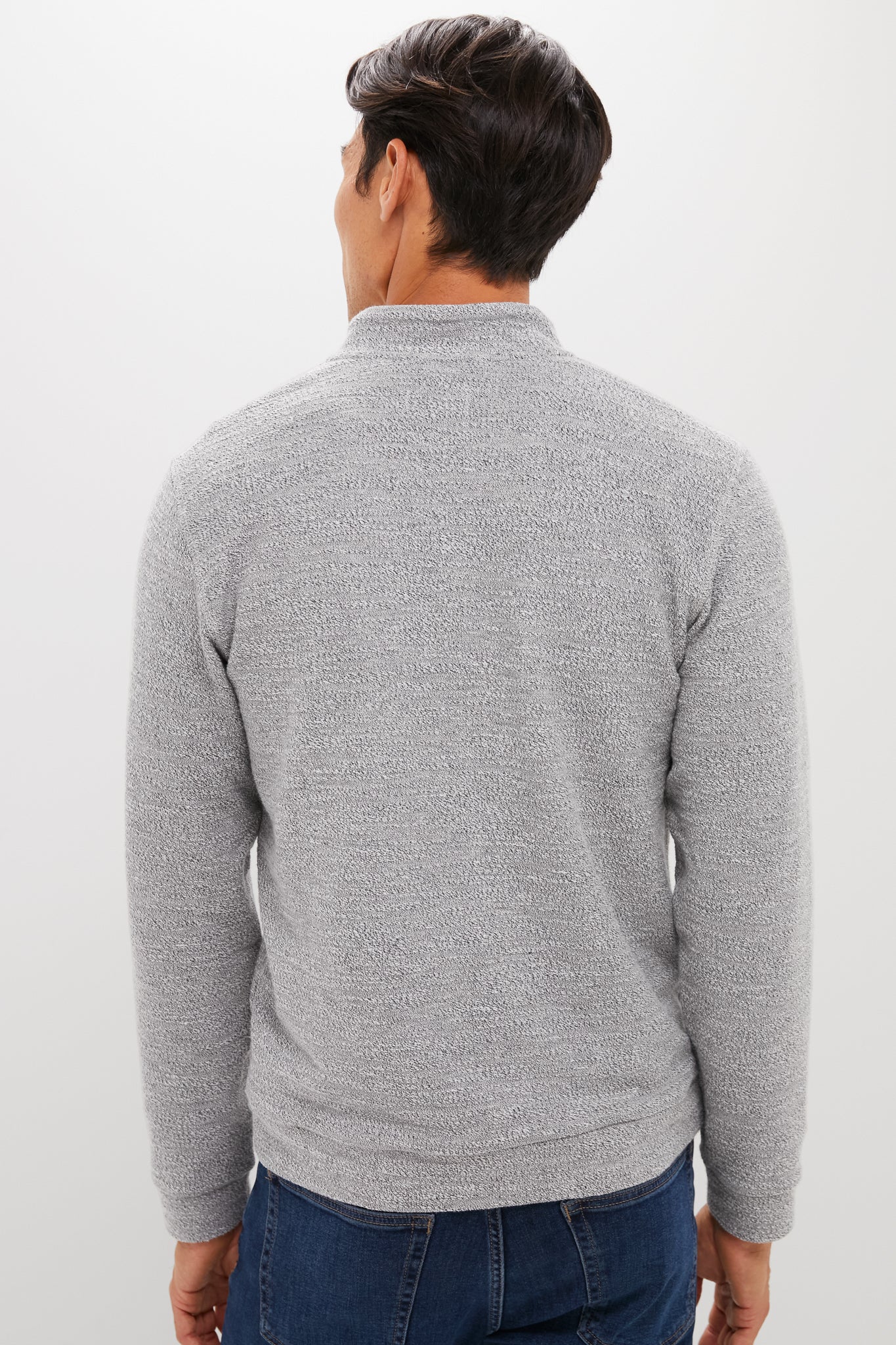 Gray Clayton Textured Pullover - Image 4