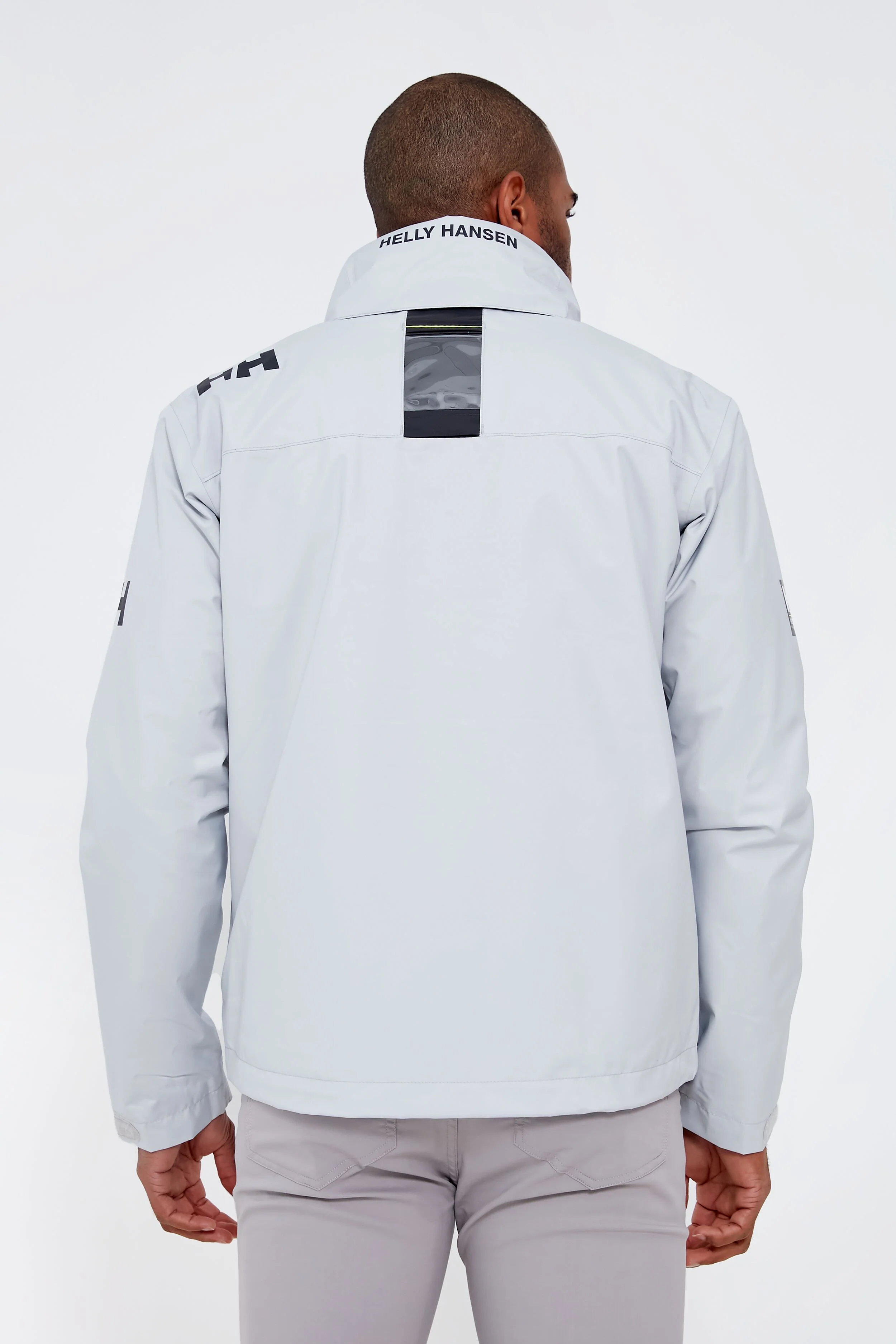 Gray Fog Fleece Lined Crew Jacket - Image 3