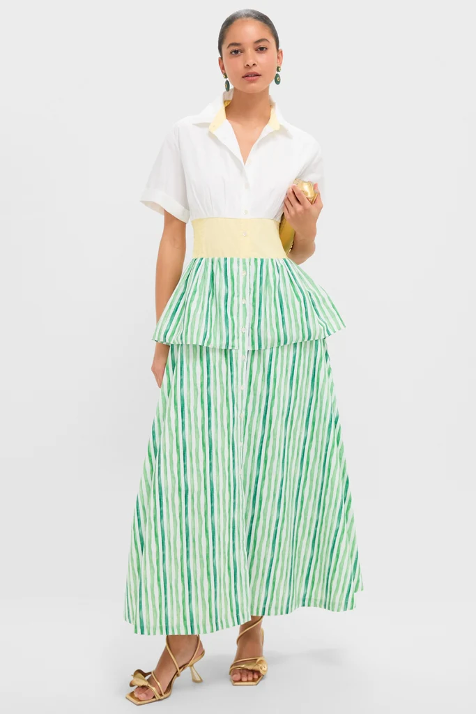 Green Boogie Woogie Bugle Boy Dress - Image 3
