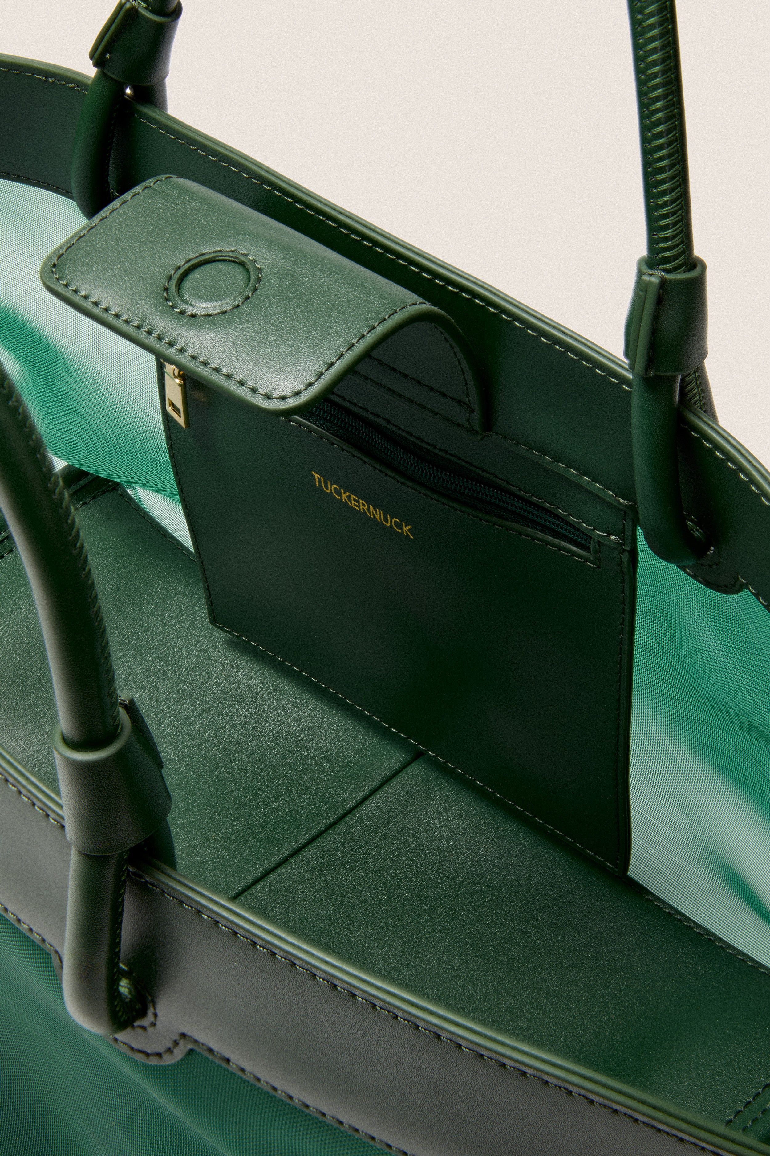 Green Mesh Brett Tote - Image 3