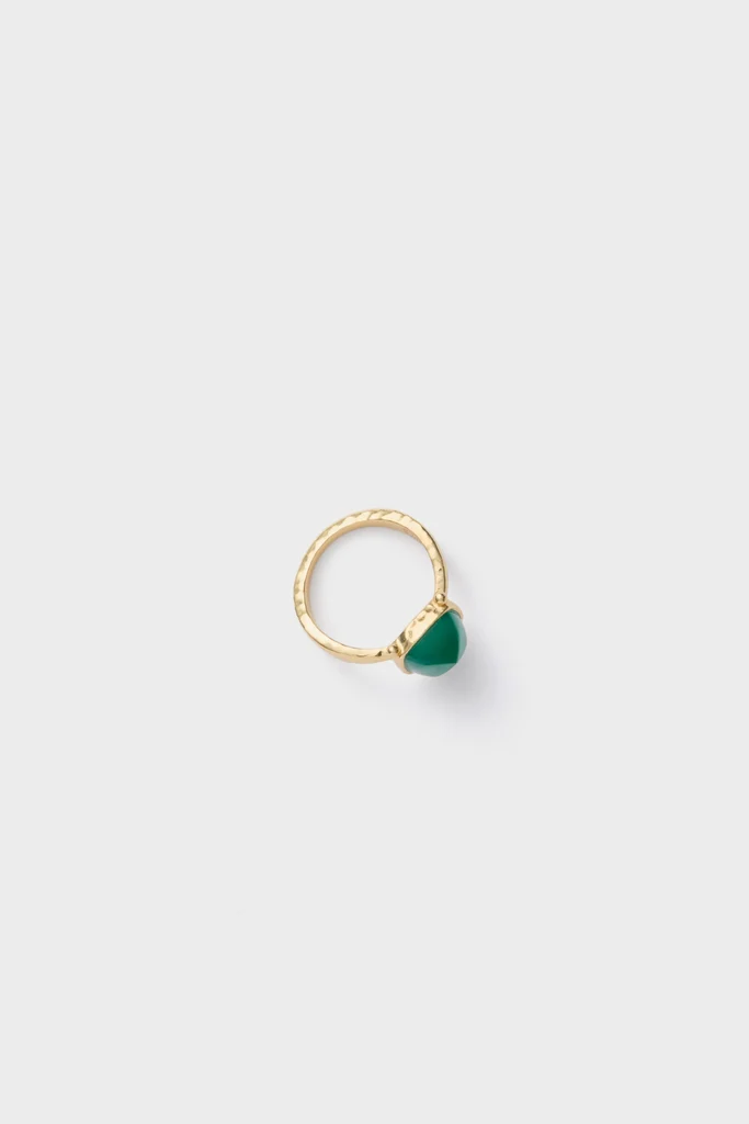 Green Onyx Mystic Eye Gem Ring - Image 3