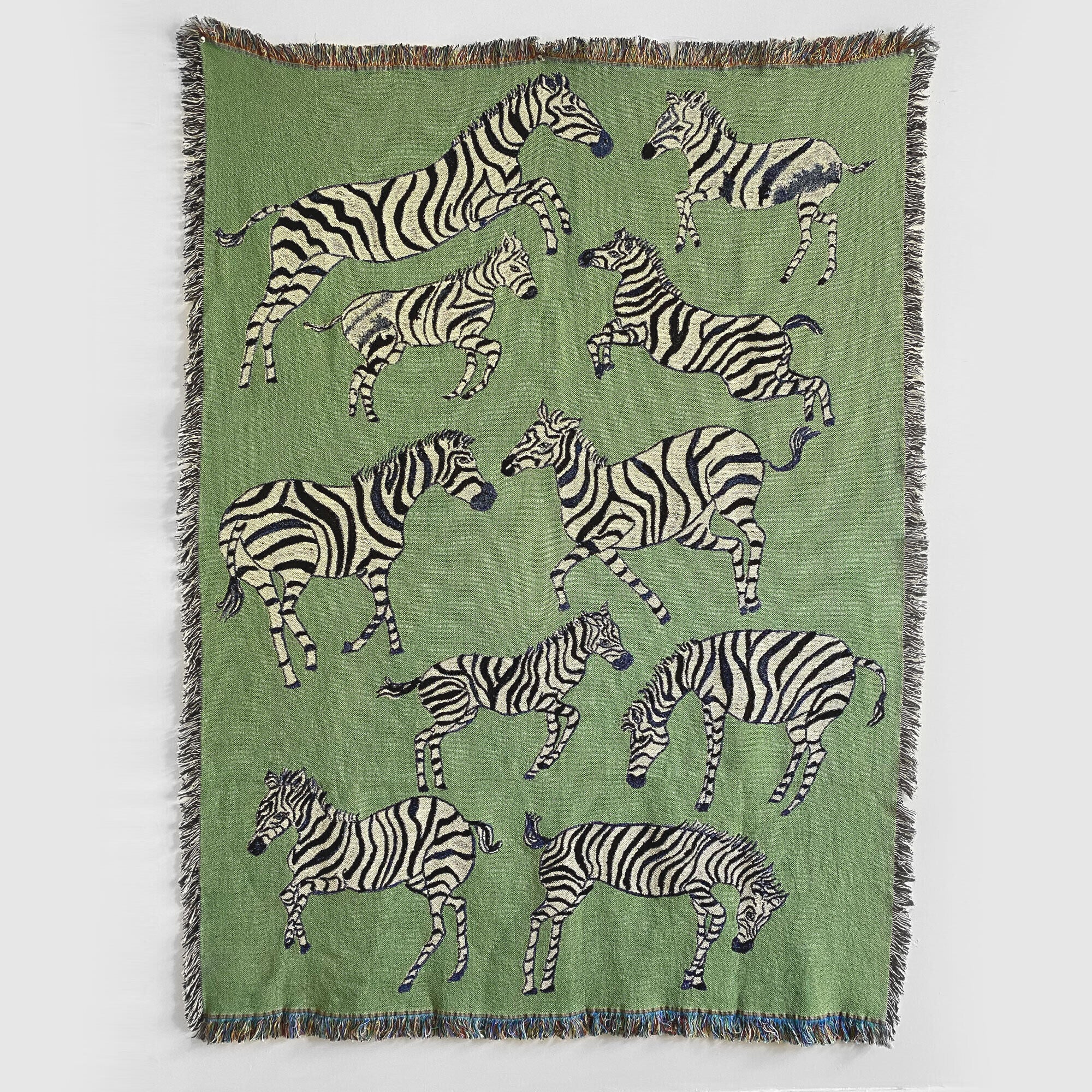 Green Zebras Blanket - Image 3