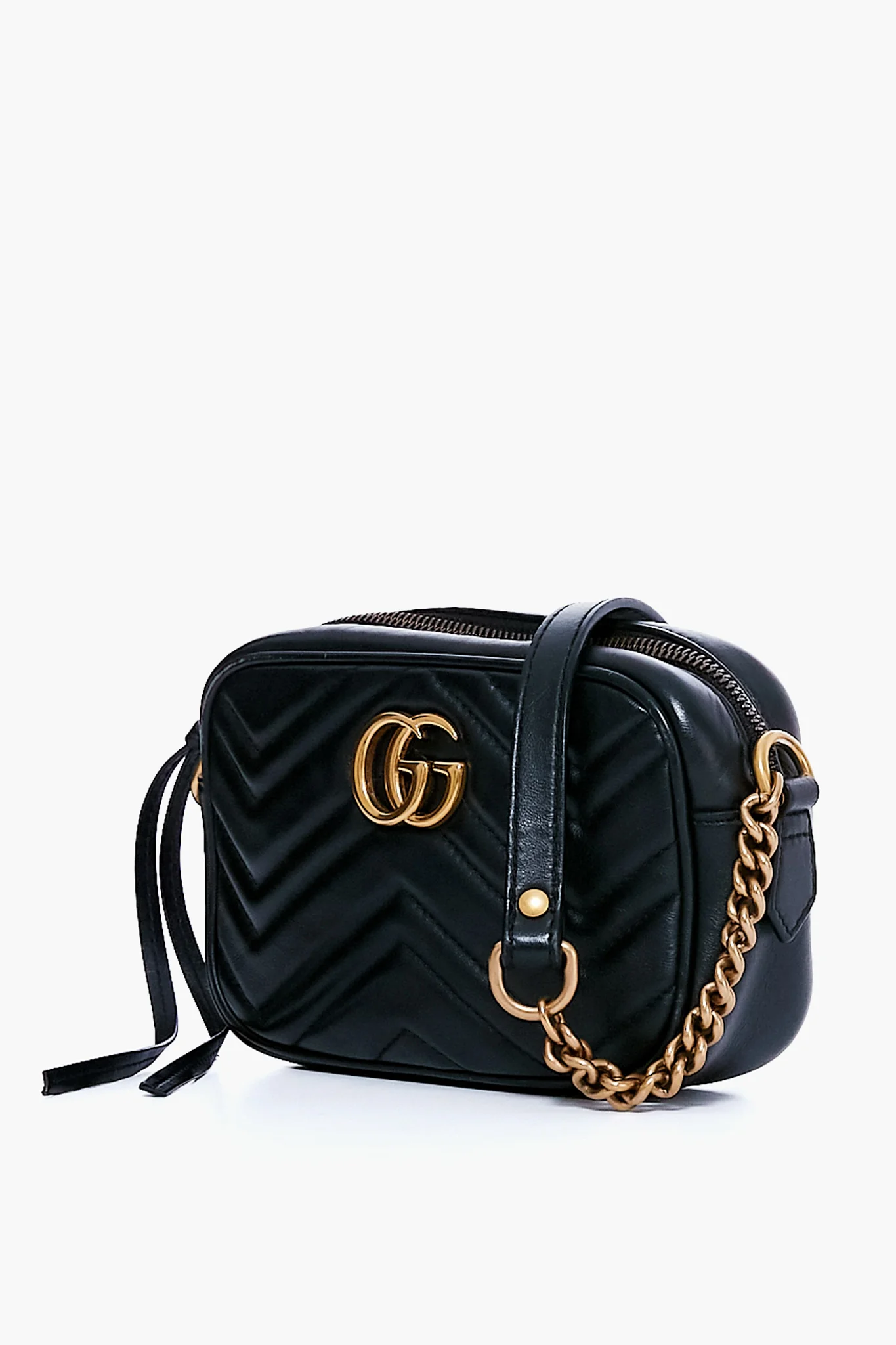 Gucci Black Mini Marmont Crossbody - Image 3