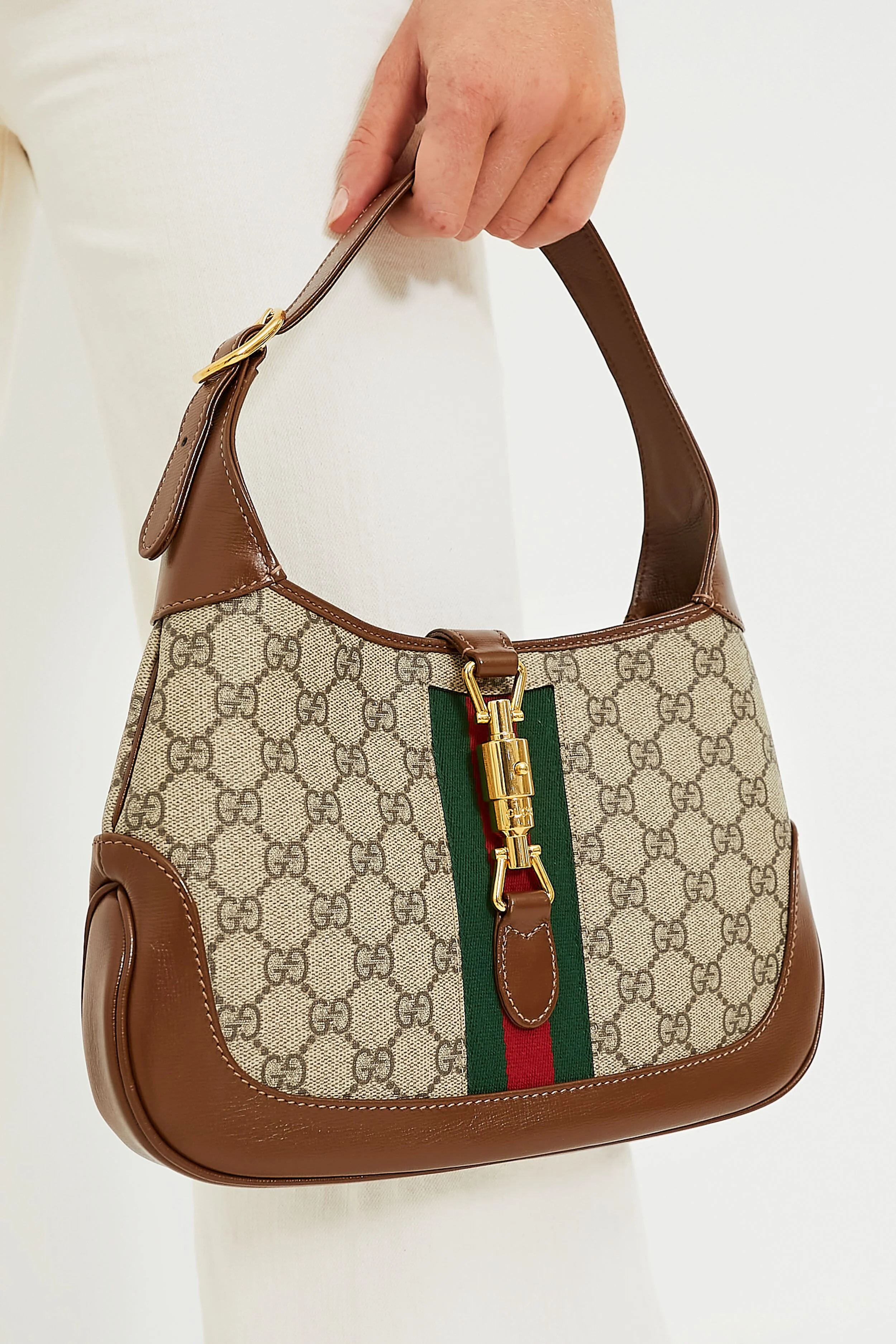 Gucci GG Canvas Small Jackie 1961 Shoulder Bag - Image 3
