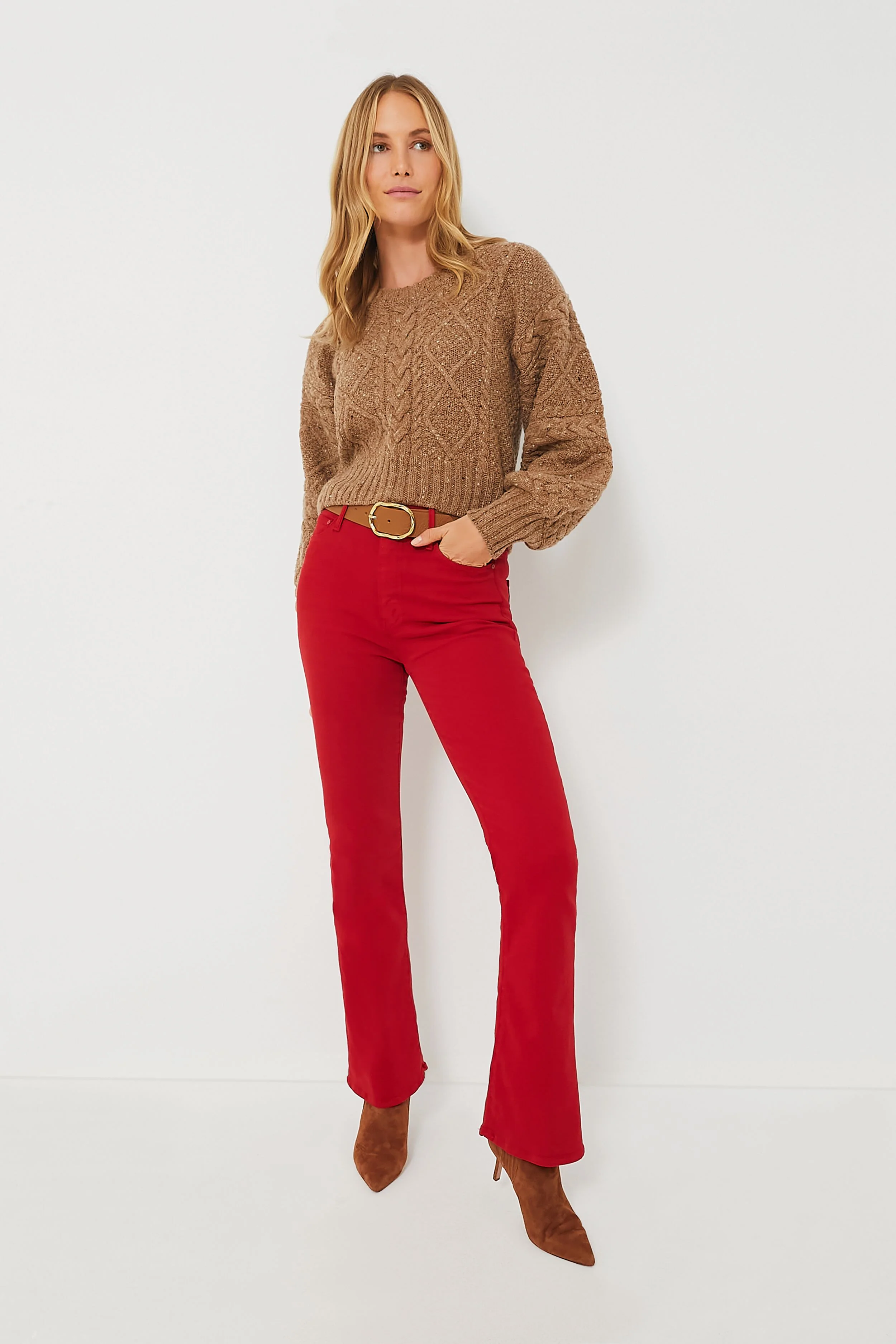 Haute Red High Waisted Weekender Skimp - Image 6