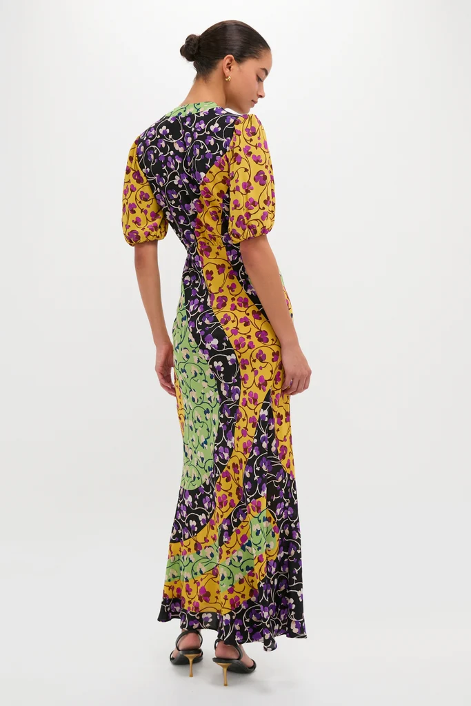 Honeysuckle Tricolor Placee Marlene Dress - Image 3