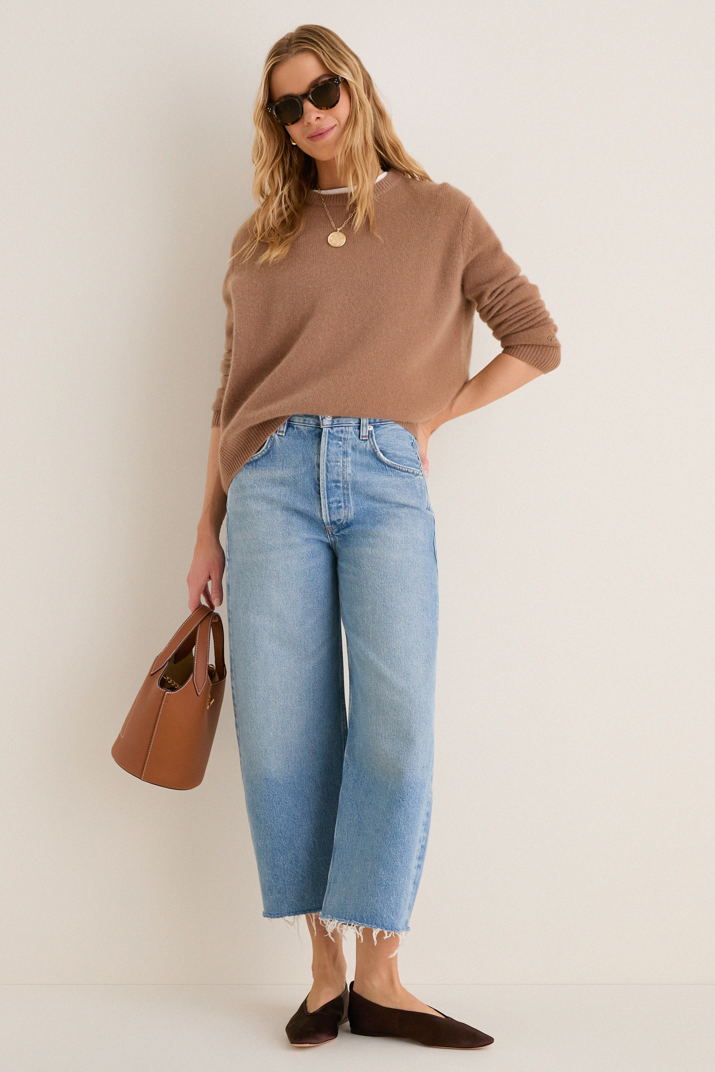 Honour Ayla Raw Hem Crop Jean - Image 2