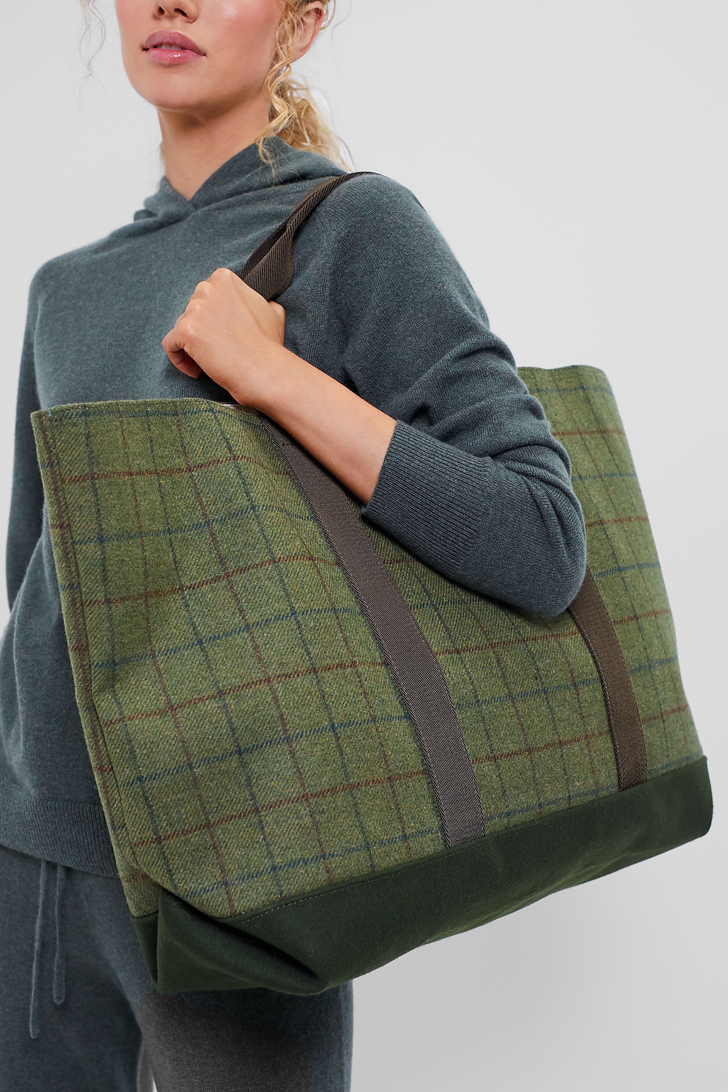 Hunting Tweed Bordeaux Tool XL Tote - Image 2