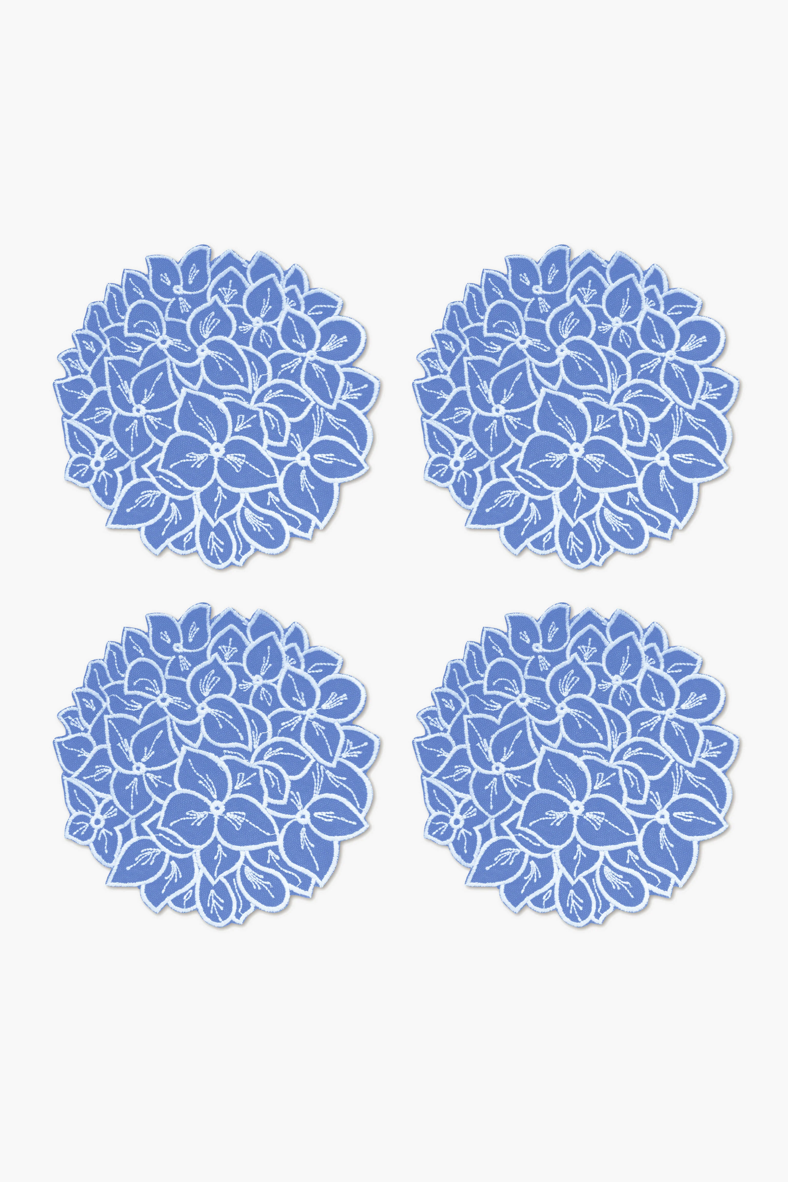 Hydrangea Linen Coasters