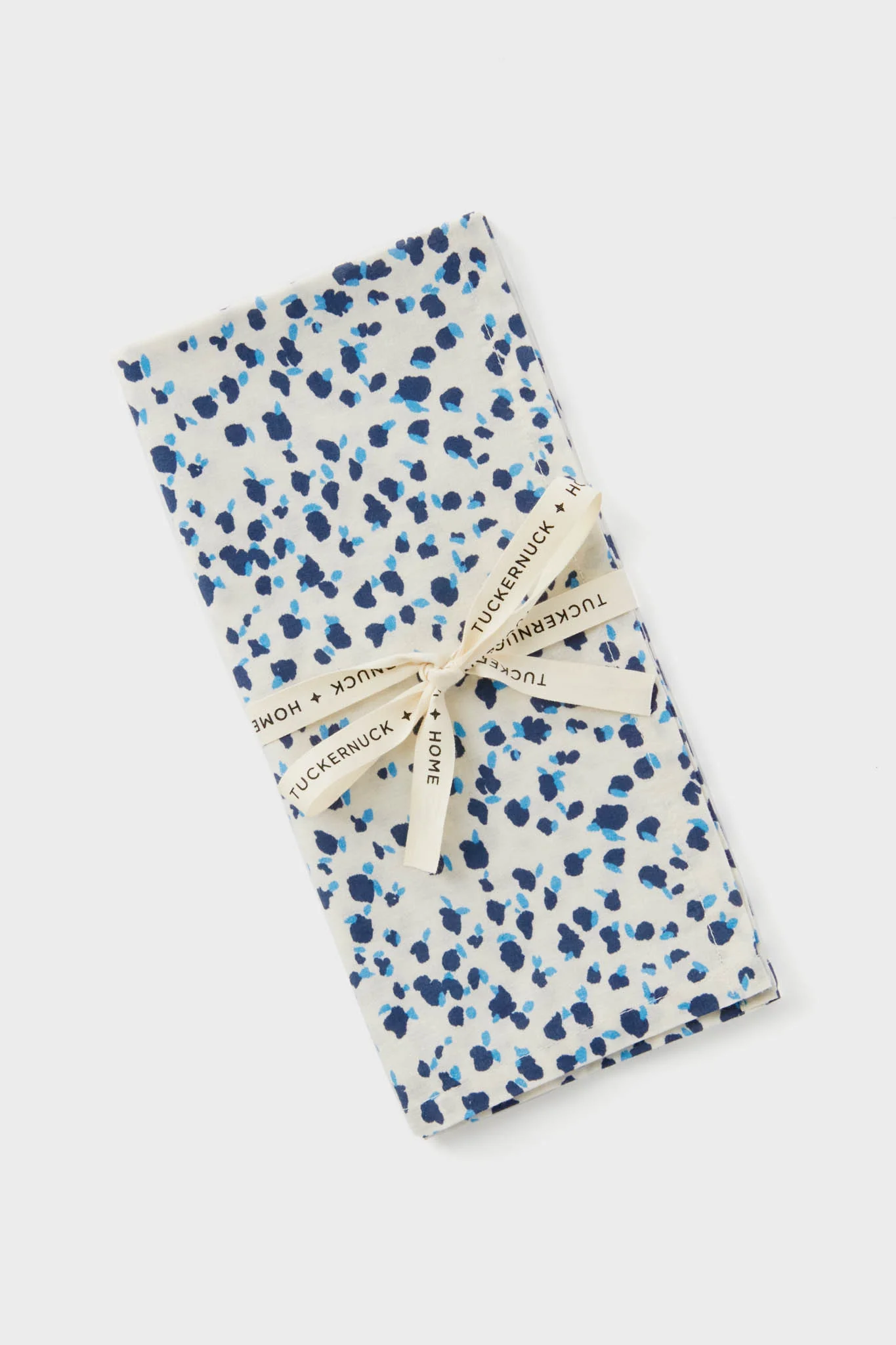 Indigo Confetti Printed Napkins Set of 4 - Image 4