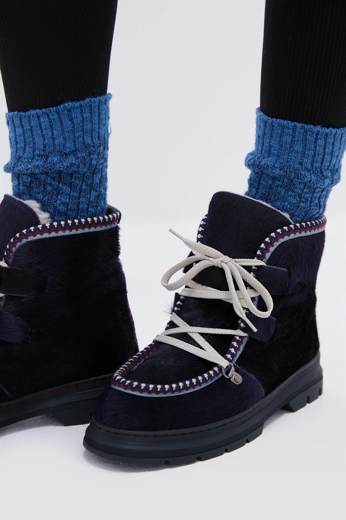 Ink Shearling Lined Incredible Pony Boots - Image 3