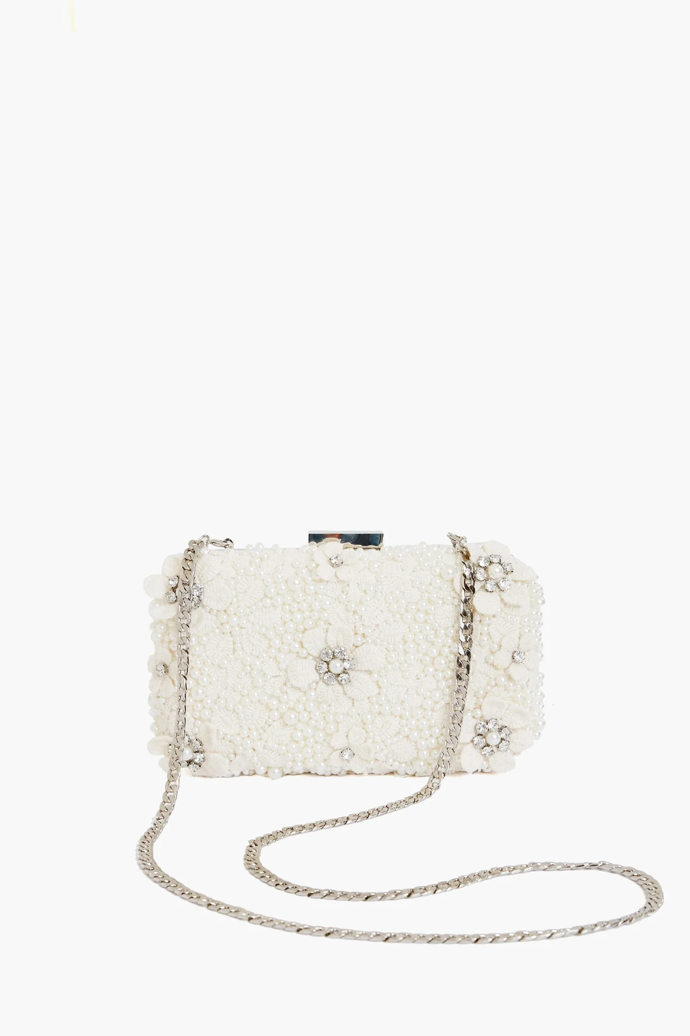 Ivory Beth Encrusted Clutch - Image 6