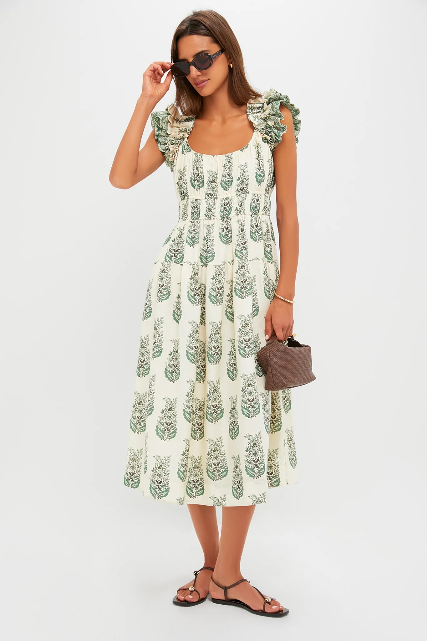 Jade Terrace Cotton Linen Liana Dress - Image 7