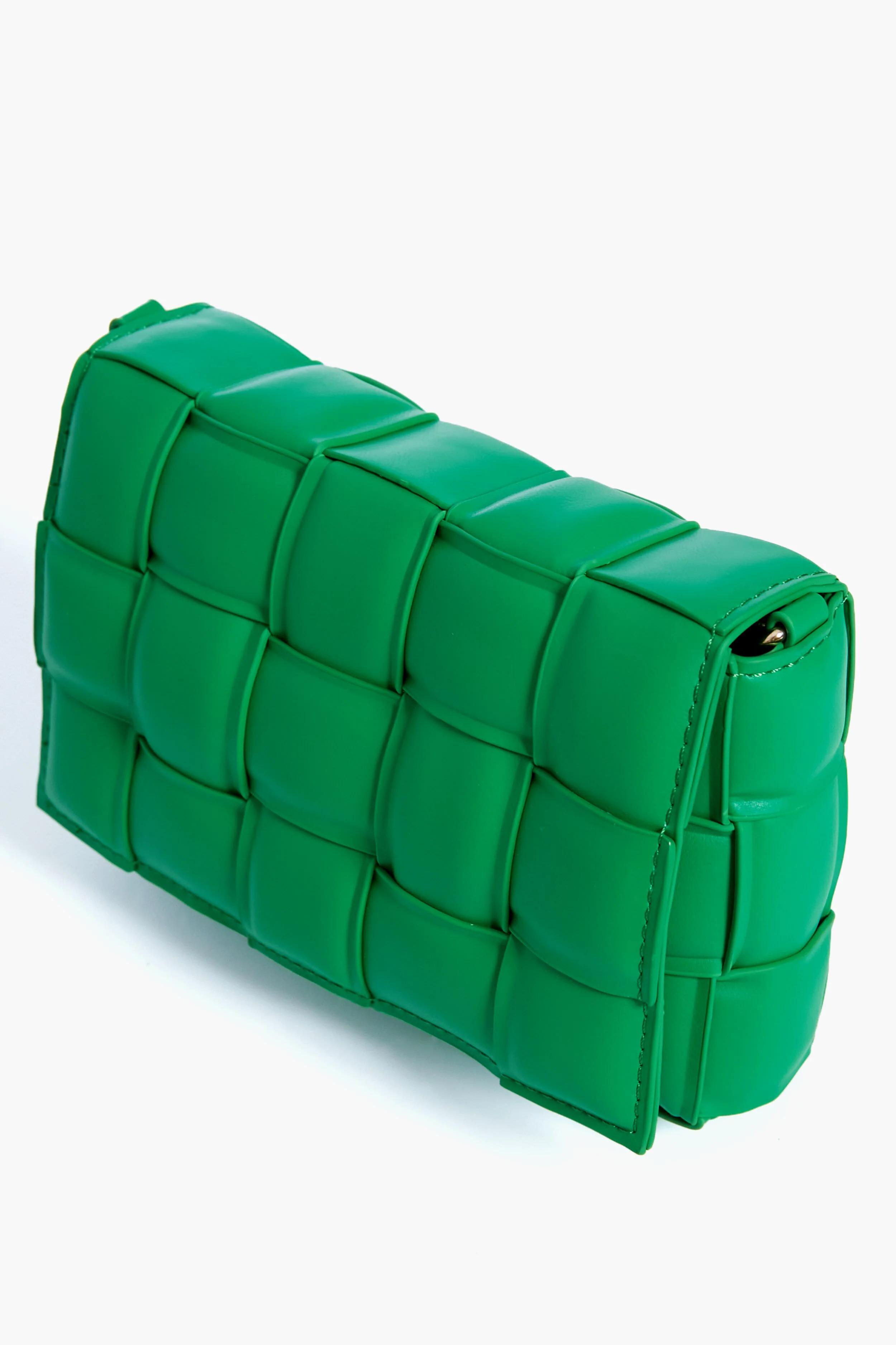 Kelly Green Holden Woven Bag - Image 6