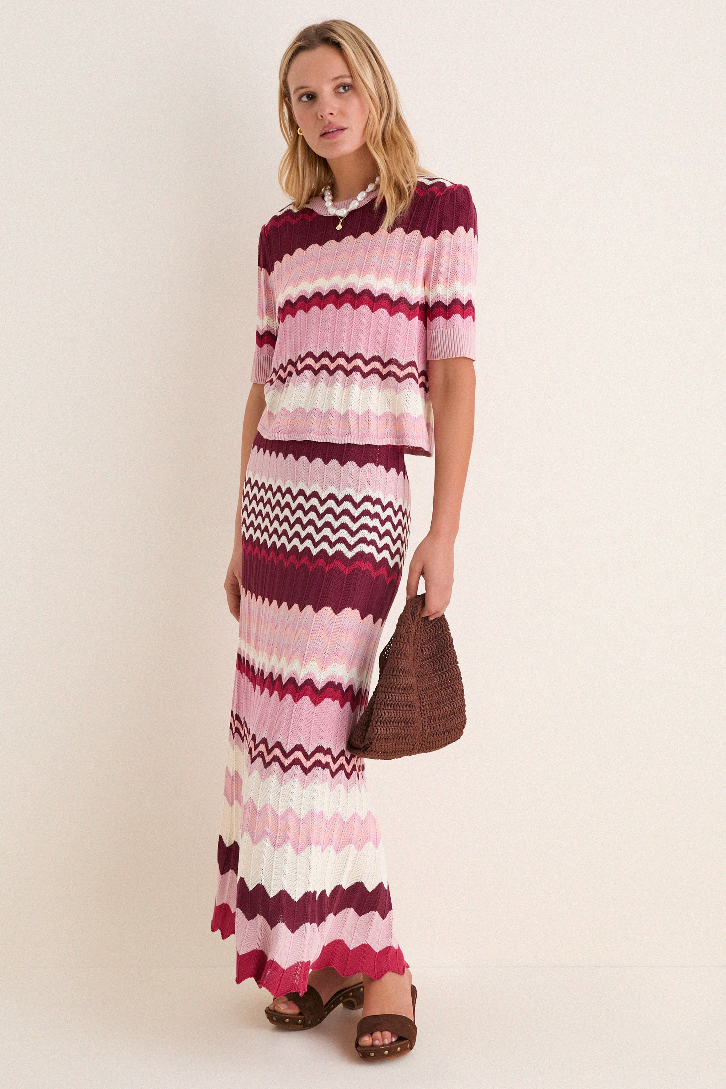 La Vie En Rose Stripe Sylvie Top - Image 3