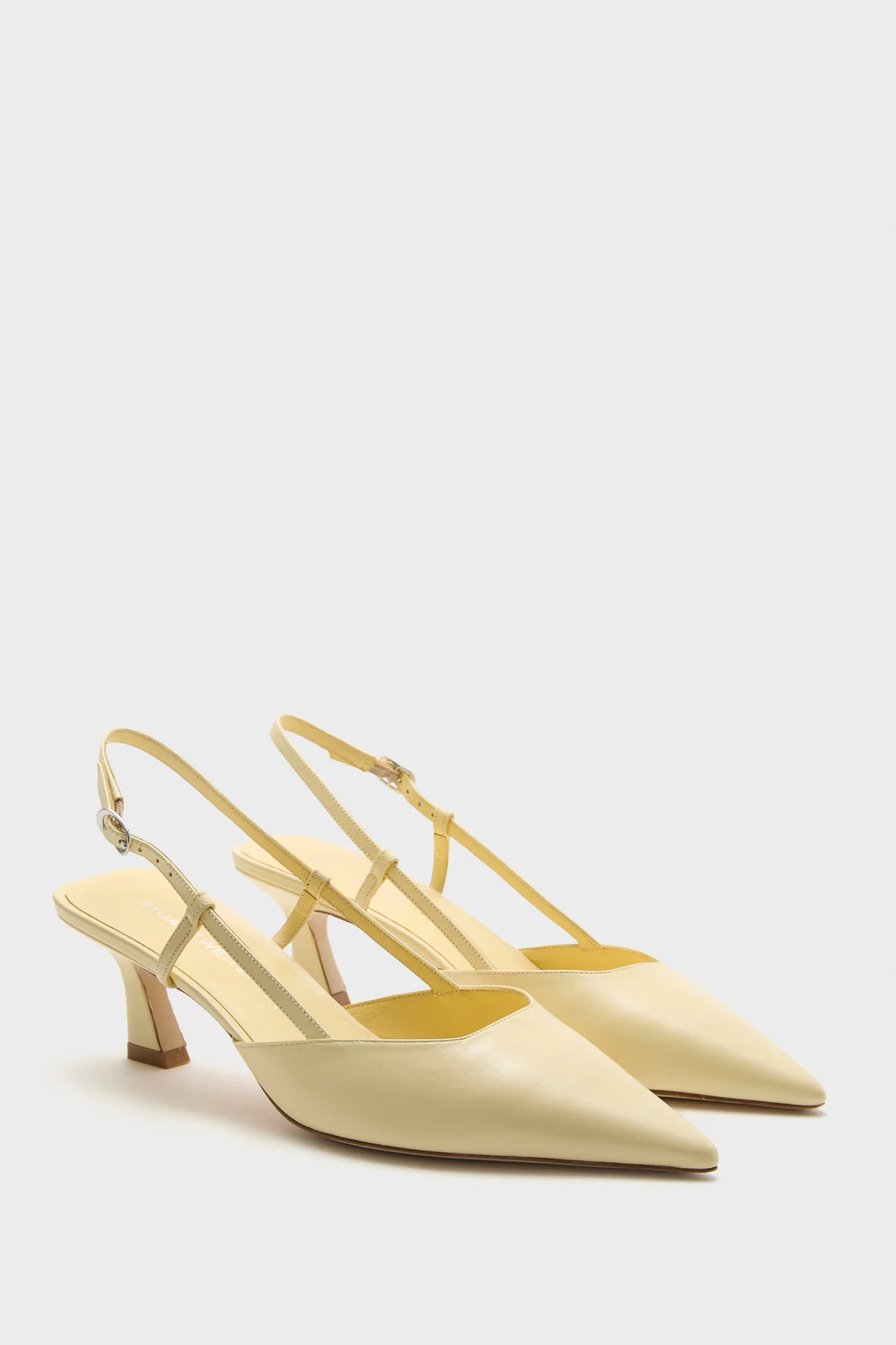 Lemon Chiffon Vinnie 50 Slingback Heels - Image 4