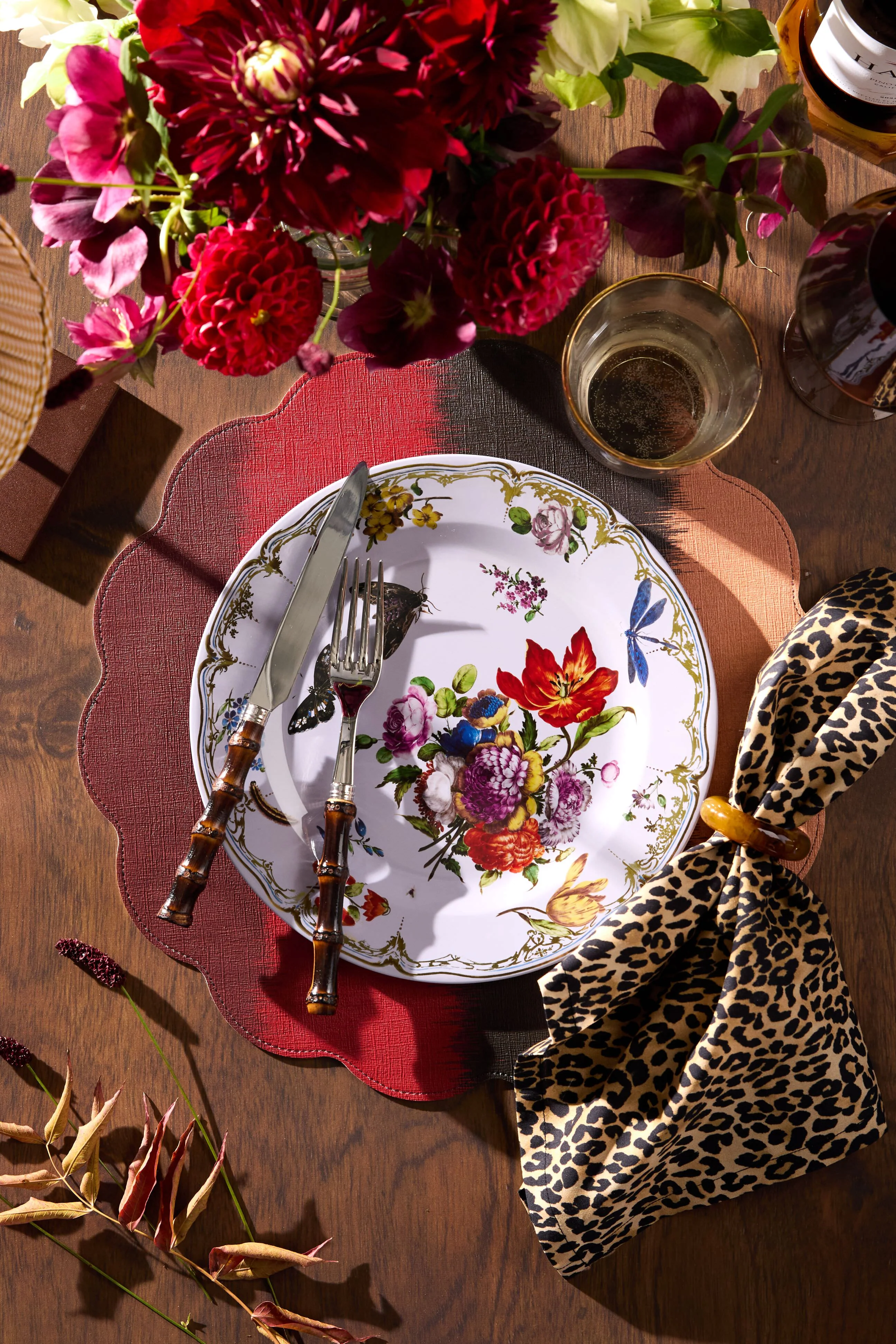 Leopard Printed Napkins Set of 4 - Image 6