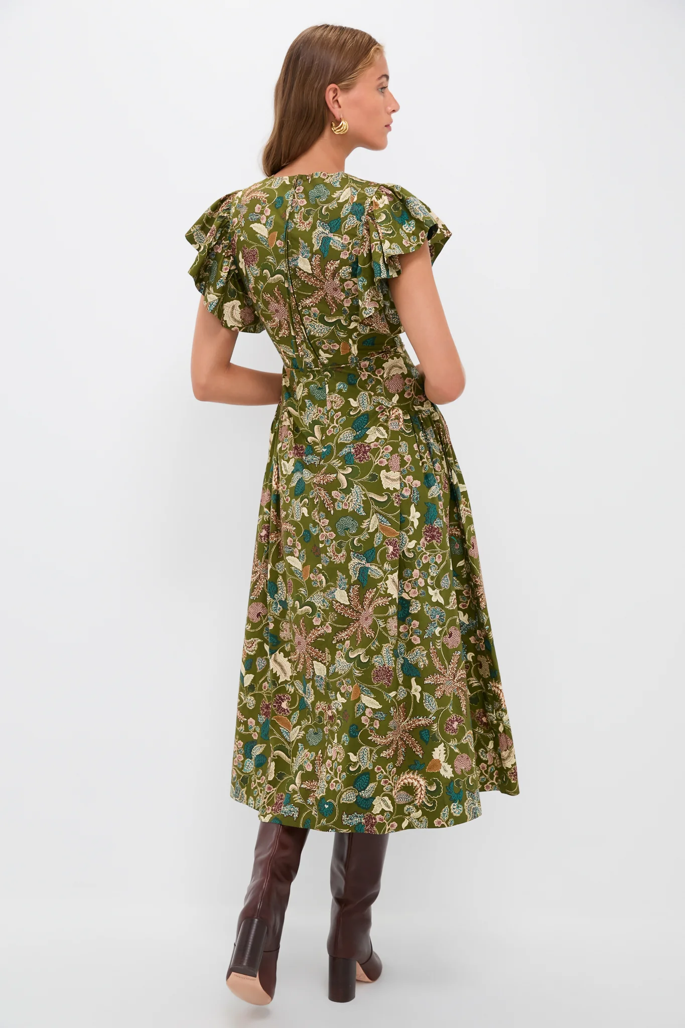 Lichen Darya Drop Waist Midi Dress - Image 4