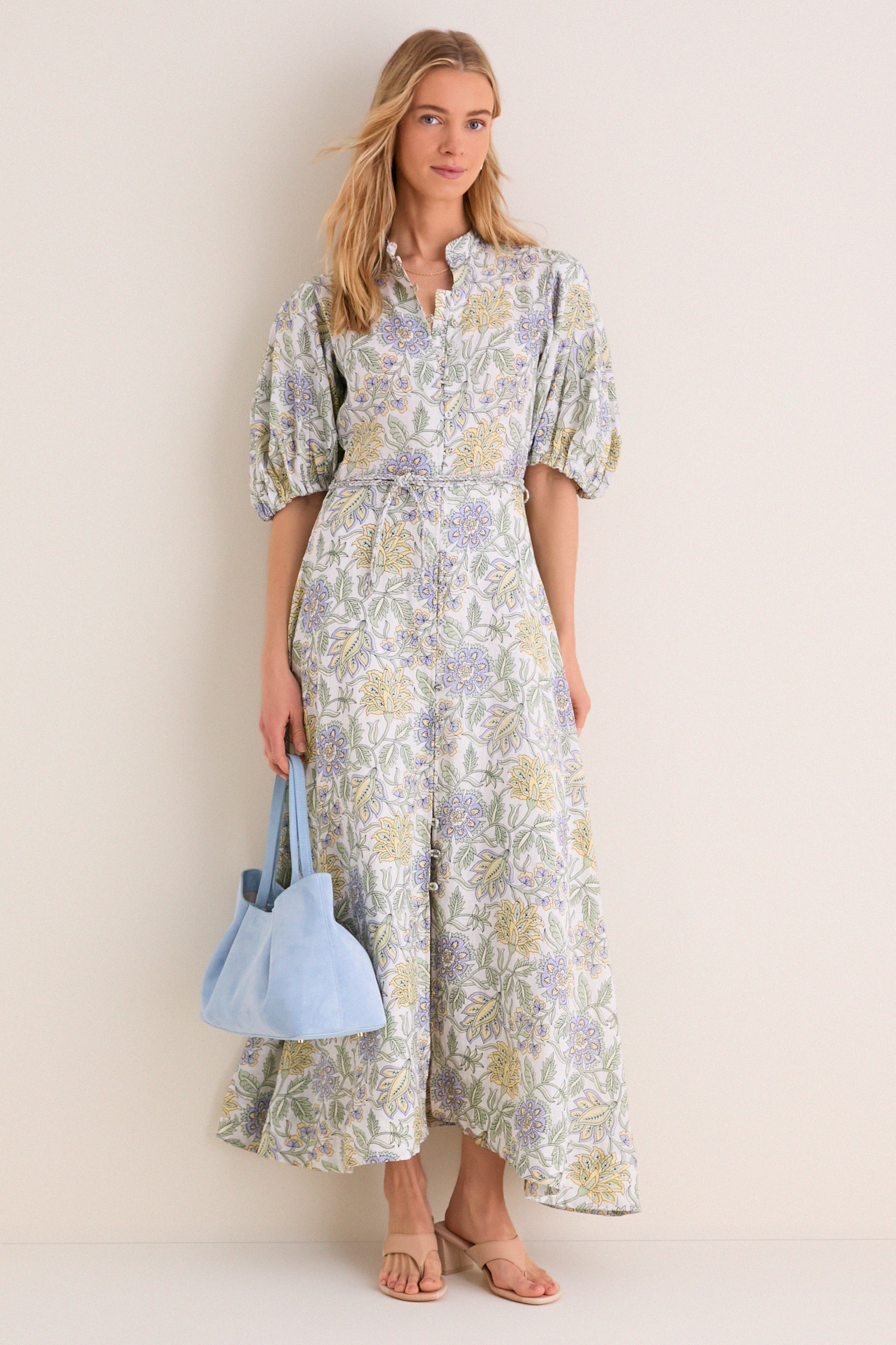 Light Blue Dimple Tote - Image 4