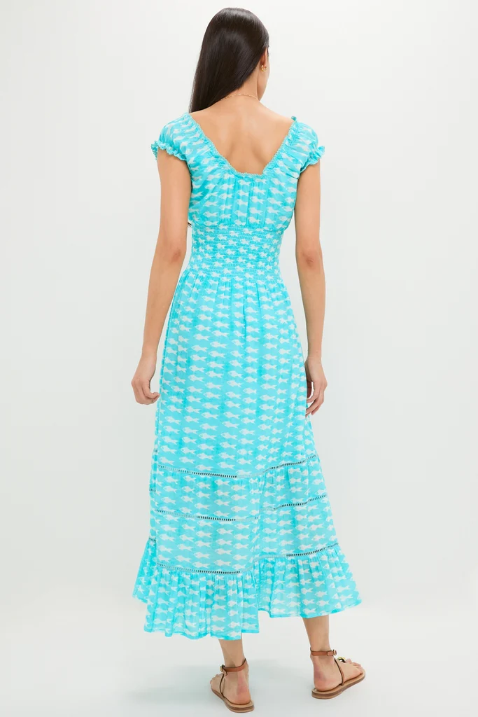 Light Blue Sardina Hilda Maxi Dress - Image 5