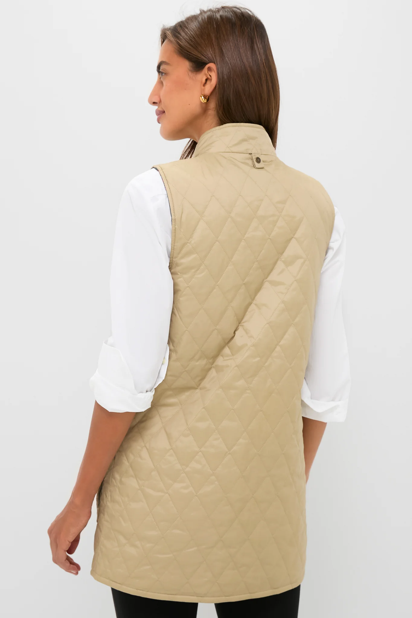 Light Fawn Barbour x Tuckernuck Reversible Paisley Vest - Image 5