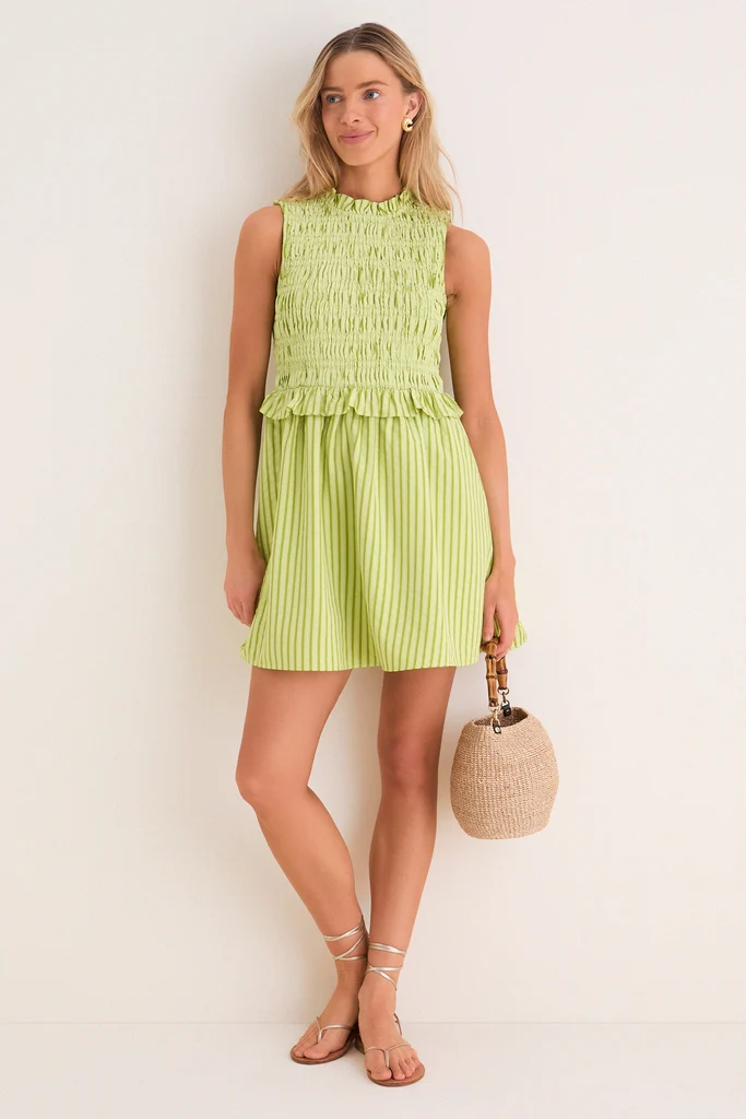 Margarita Stripe Seaton Mini Dress - Image 2