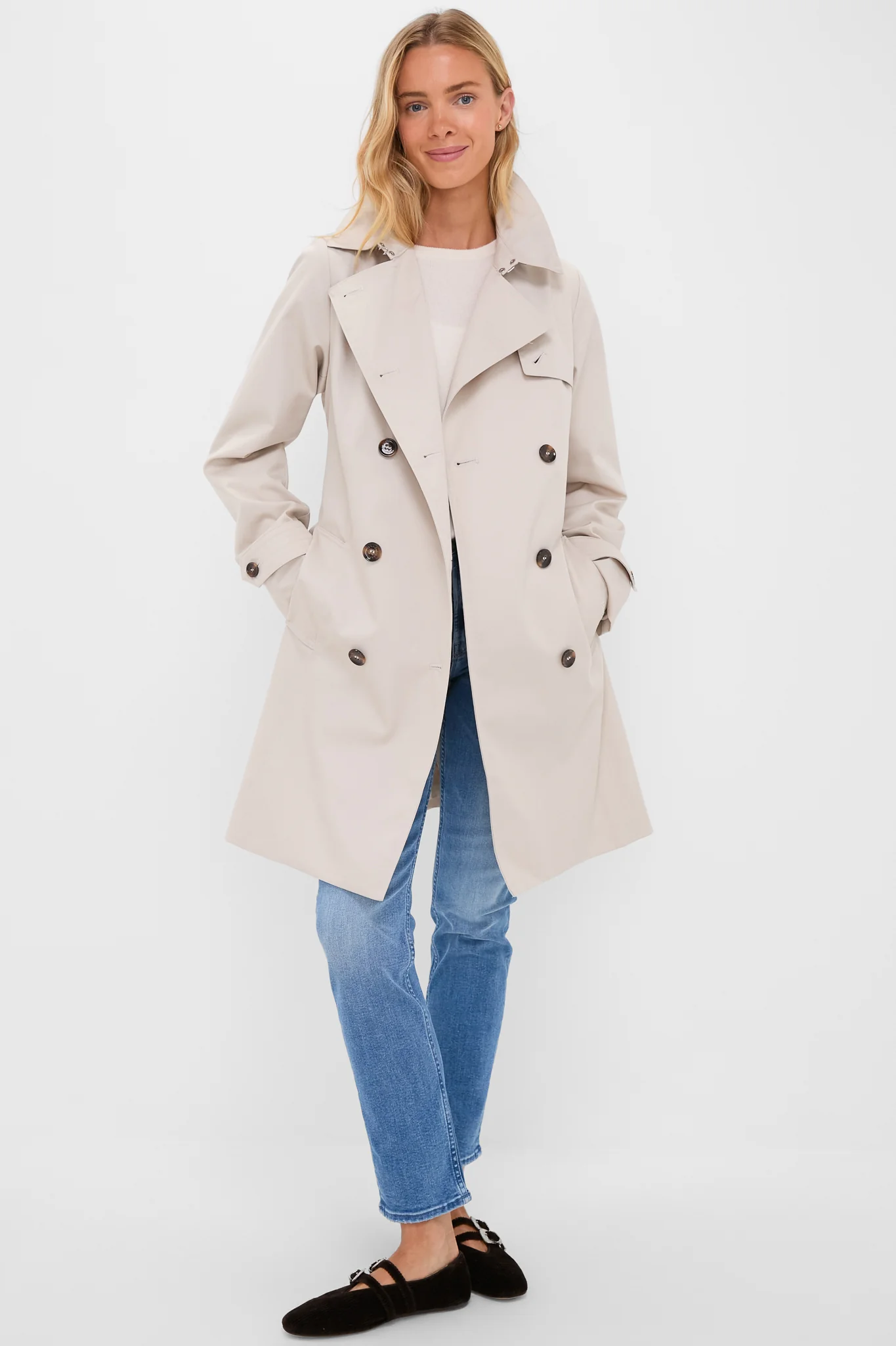 Mist Short Greta Showerproof Jacket - Image 6