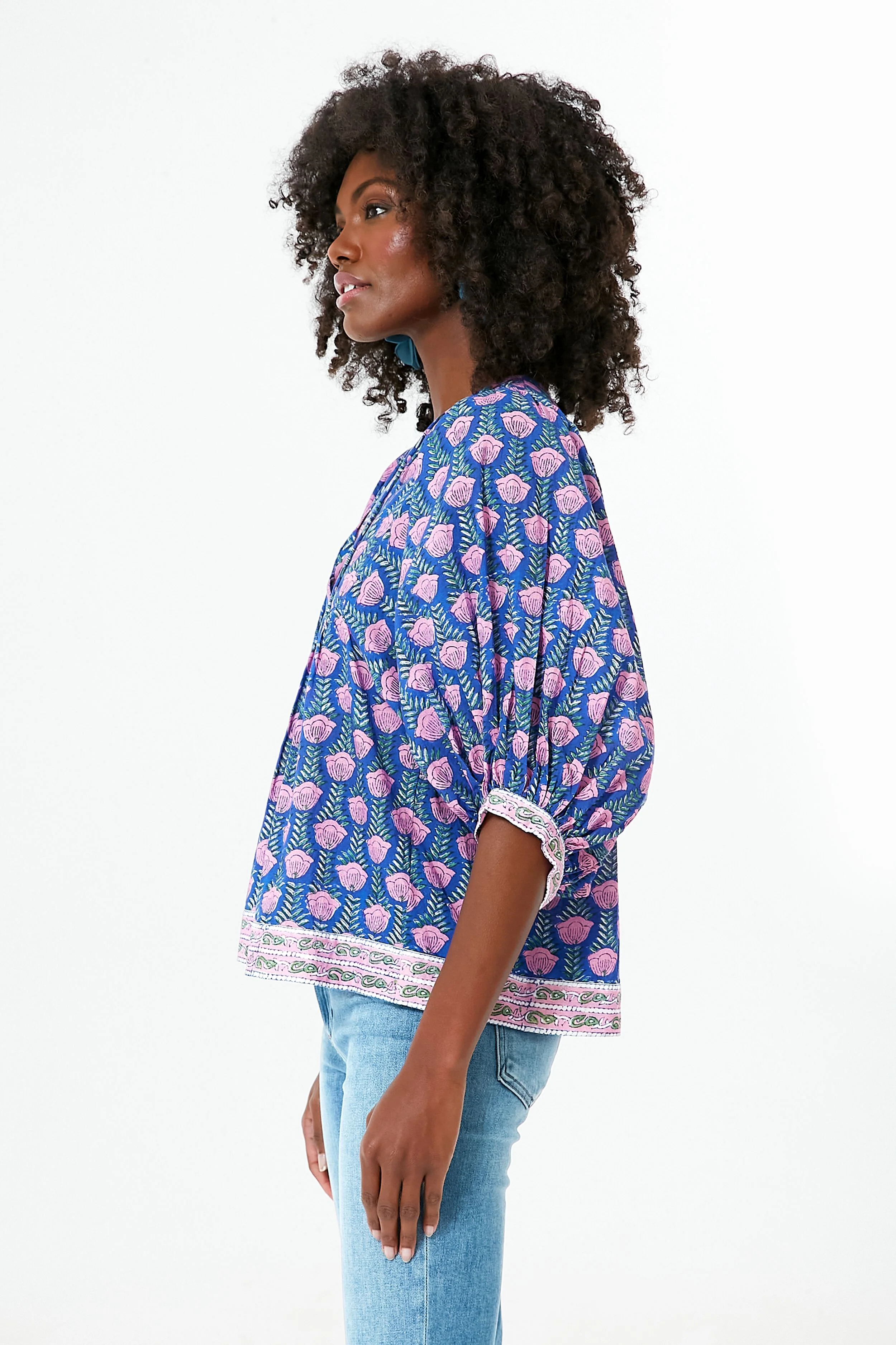 Multi Blue Jesy Blouse - Image 3