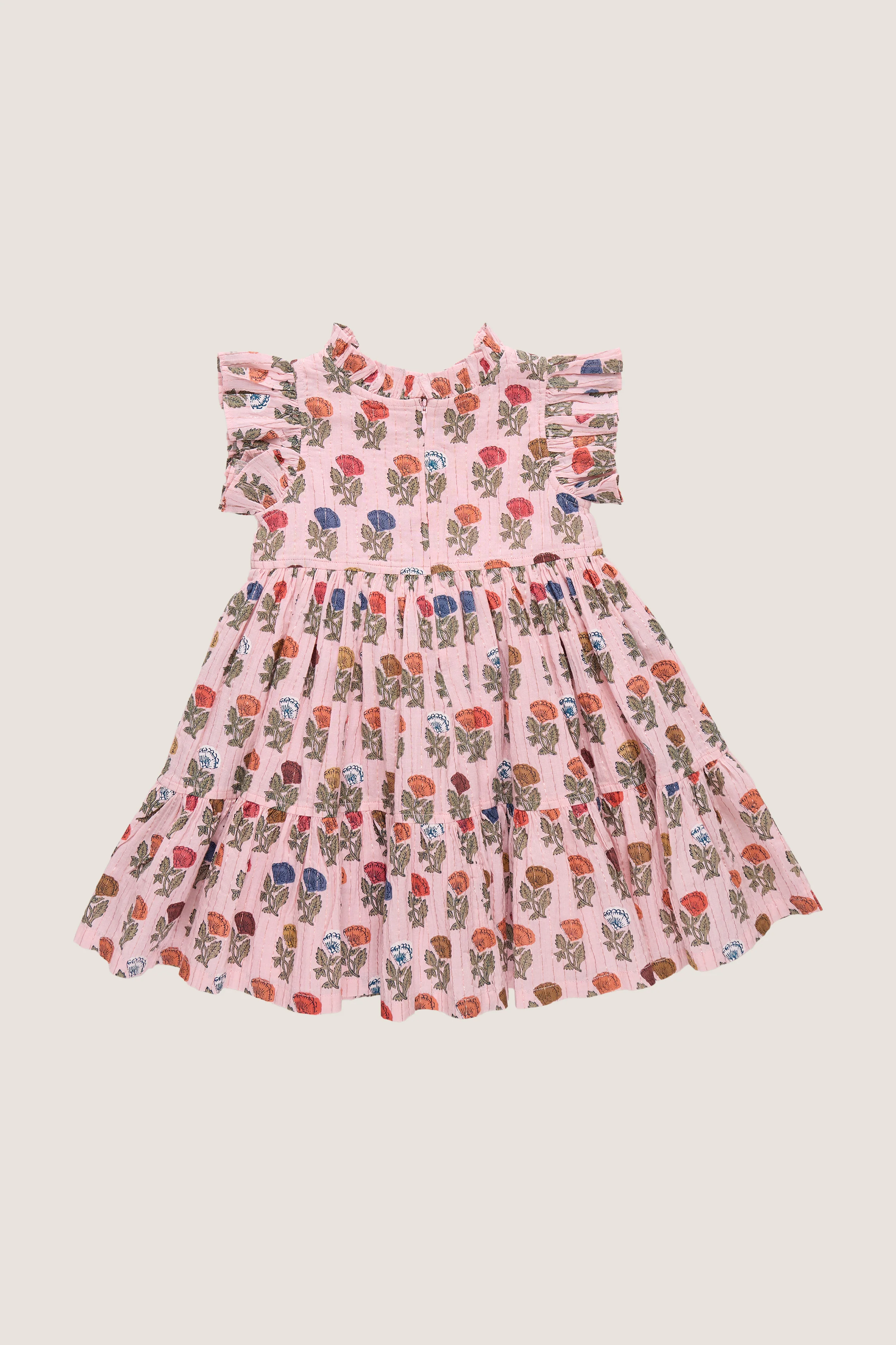 Multi Floral Drop Jennifer Dress - Image 3