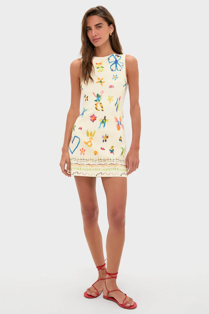 Multi Sidi Beaded Mini Dress - Image 6