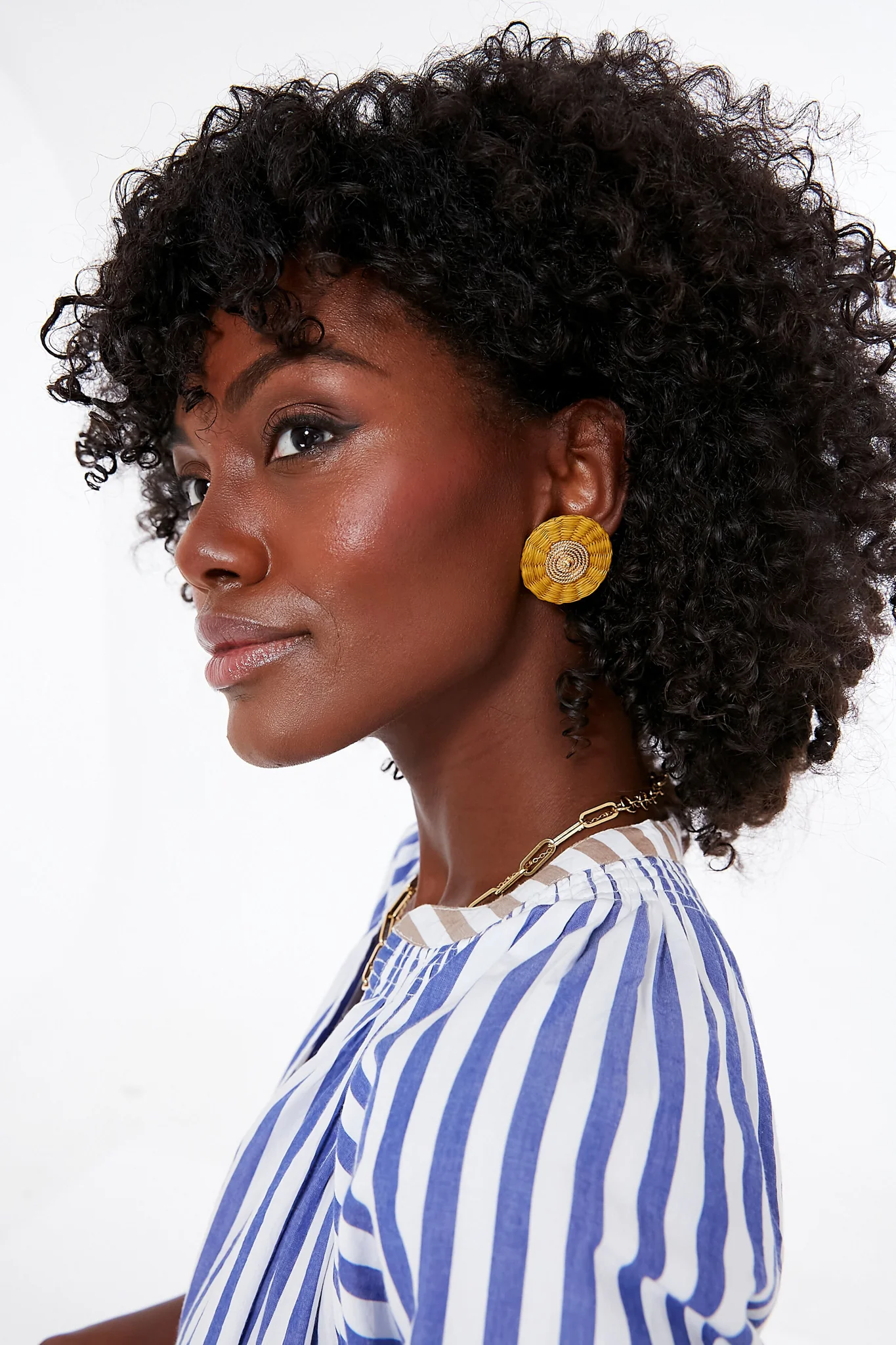 Mustard Iraca Studs - Image 2