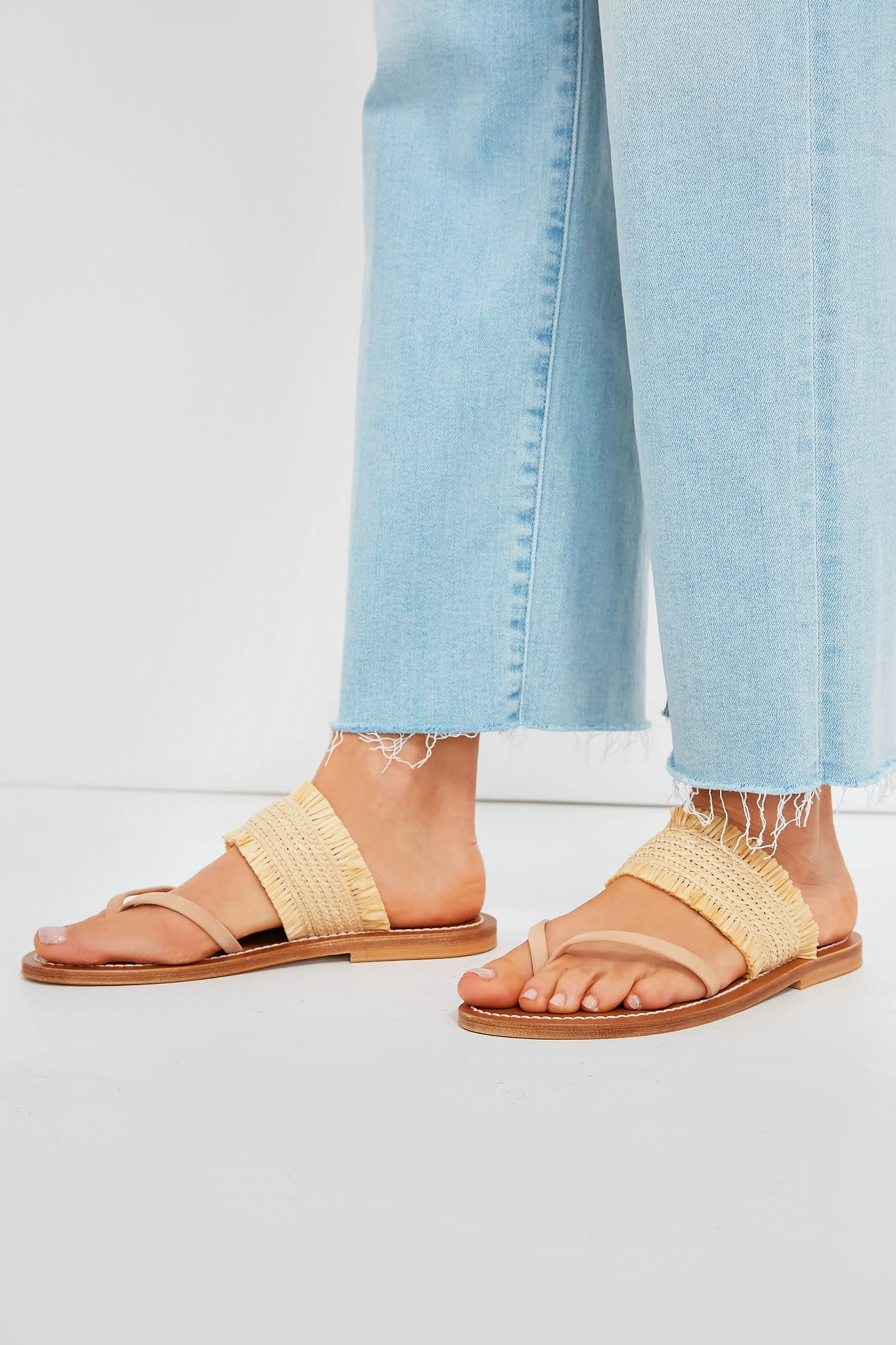 Natural Raffia Telia Sandals - Image 2