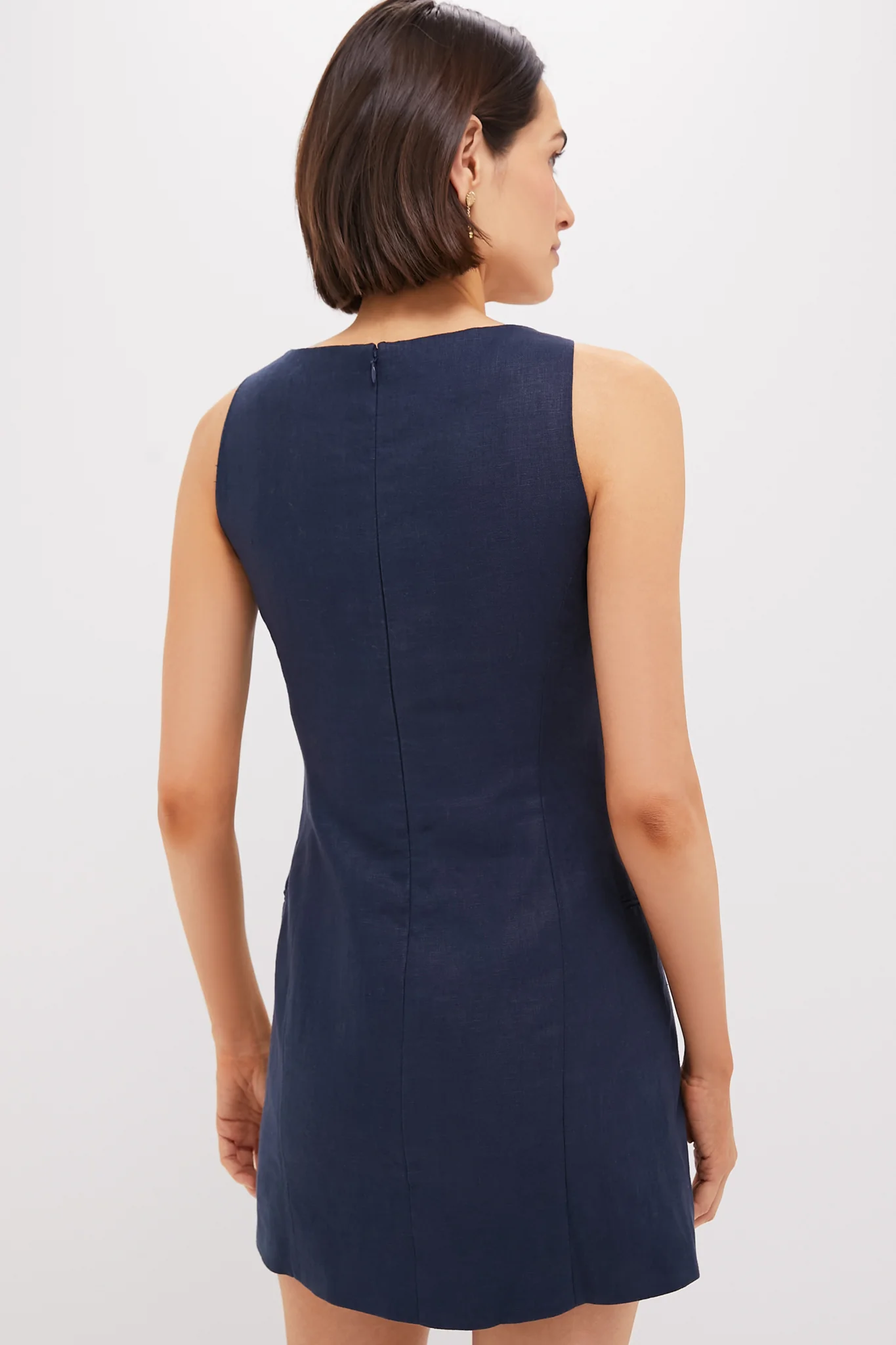 Navy Ambra Mini Dress - Image 4