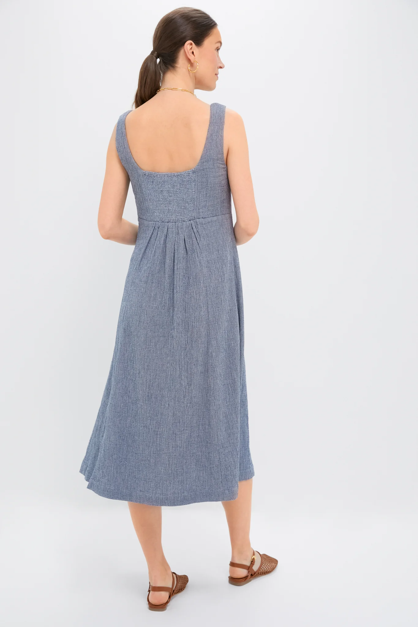 Navy and White Felicity Dress - Image 4